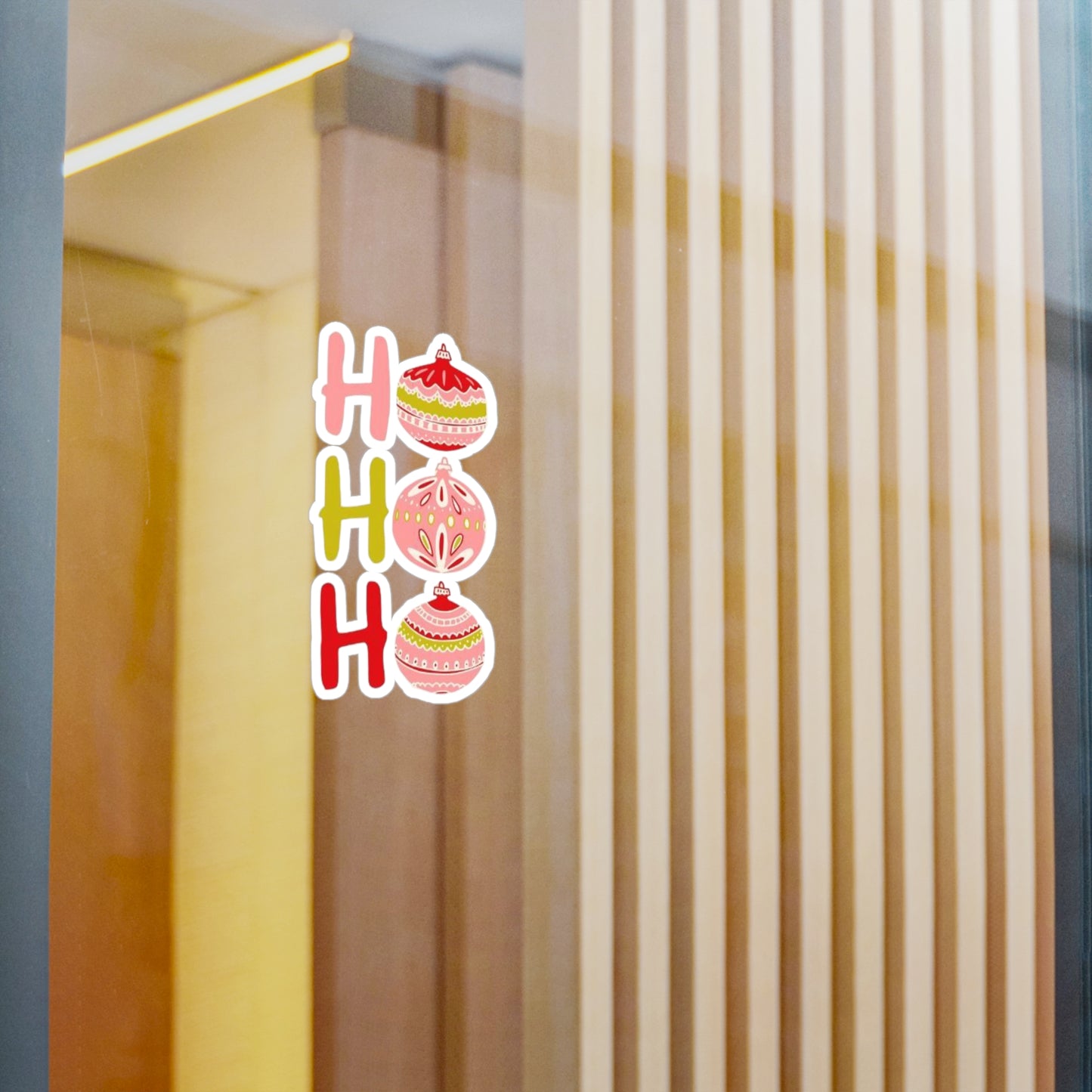 Holiday-Themed Kiss-Cut Vinyl Decals