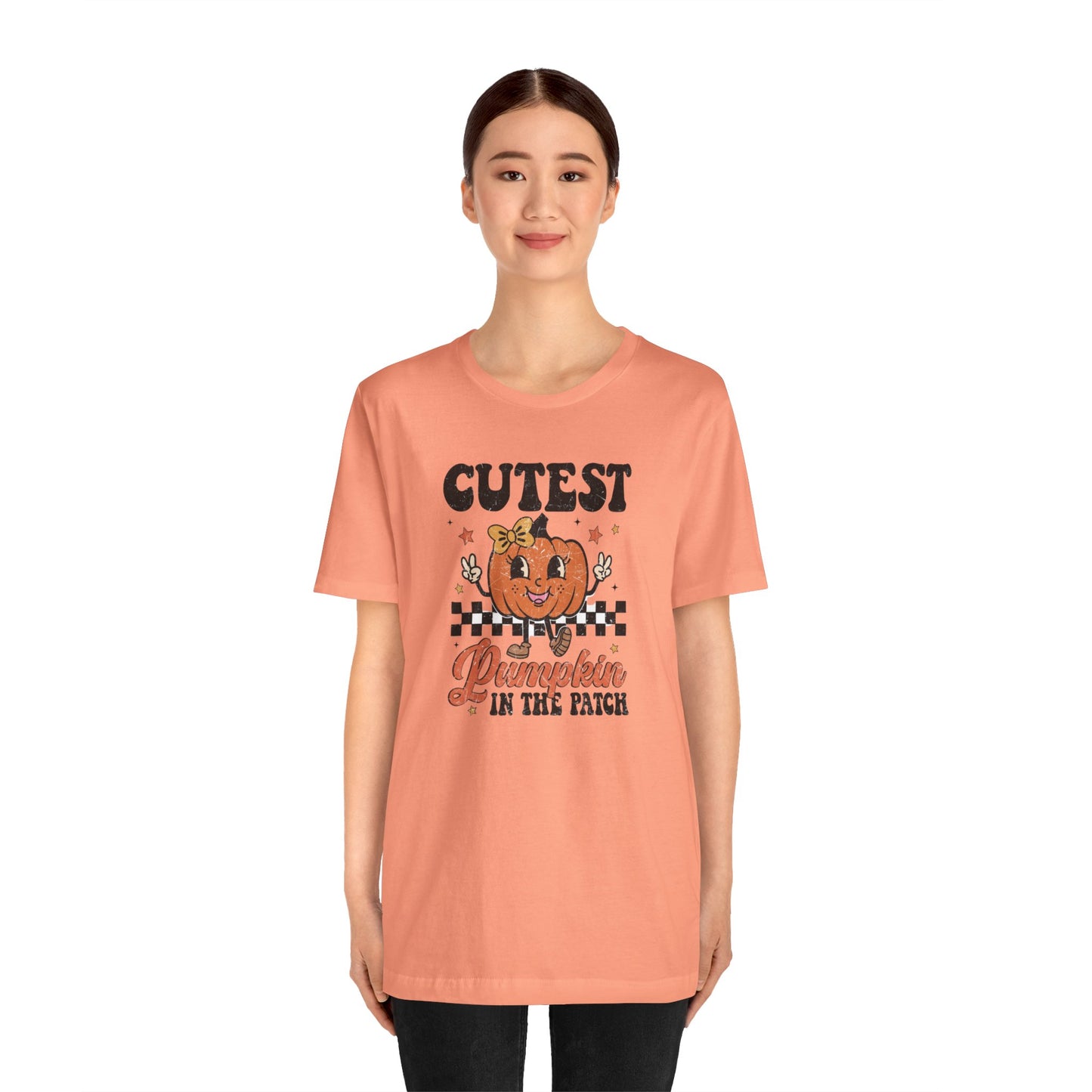 Cute Pumpkin Patch Tee - Fall Fashion, Halloween Shirt, Unisex Pumpkin Tee, Funny Graphic T-Shirt, Holiday Apparel