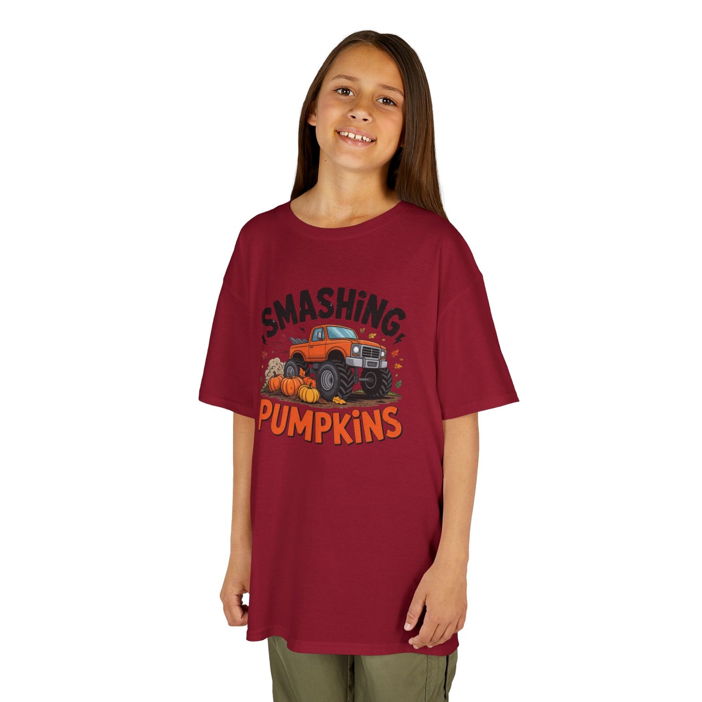 Smashing Pumpkins Kids Tee for Halloween Fun, Youth Autumn Shirt, Pumpkin Patch Tee, Fall Festival Apparel, Trick or Treat Top