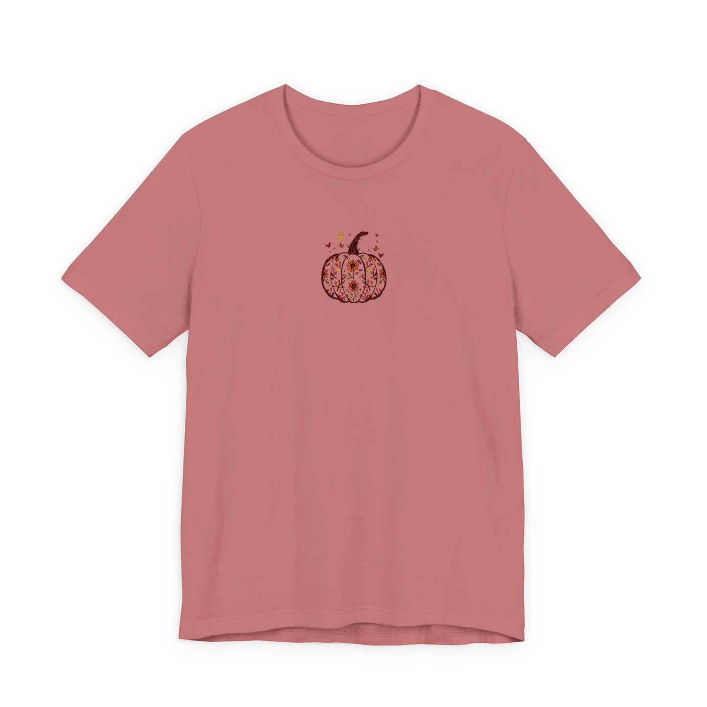 Pumpkin Embroidered Tee