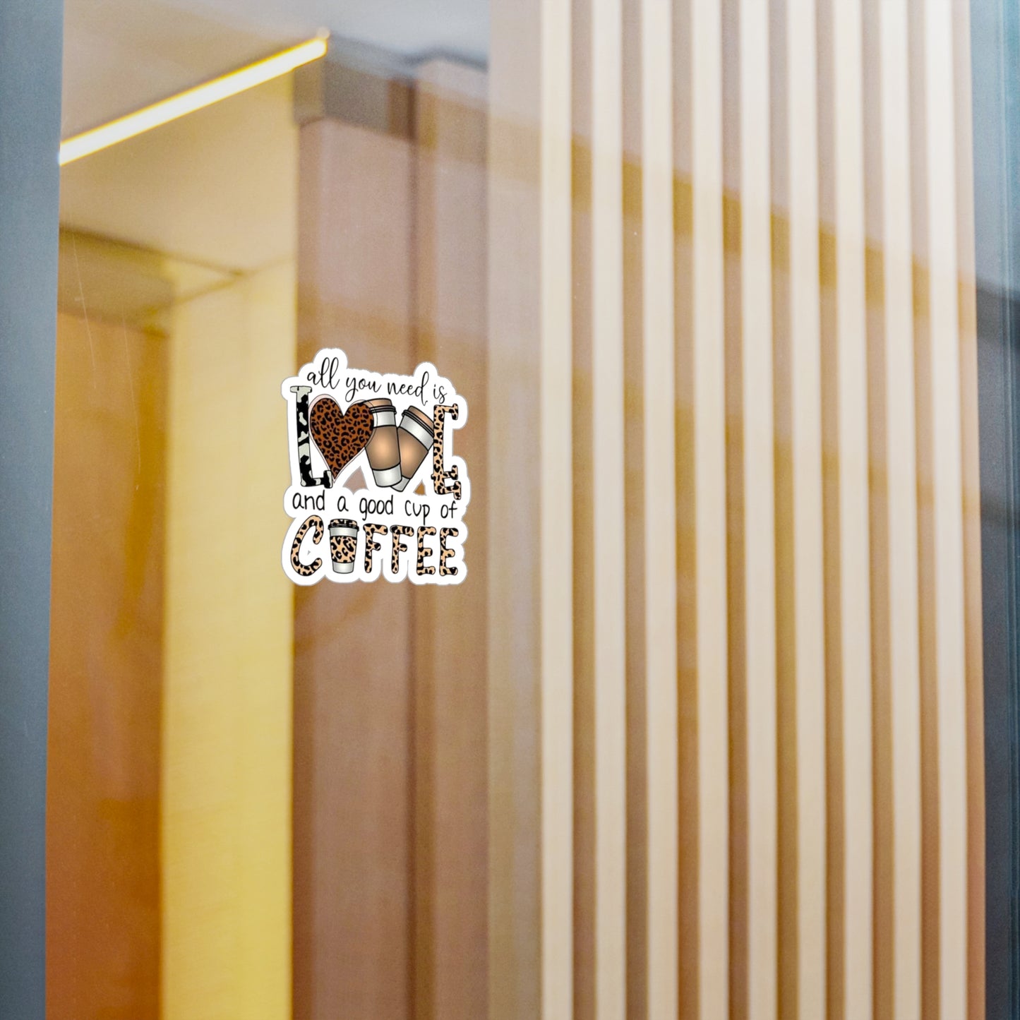 Coffee Lover's Kiss-Cut Vinyl Decals