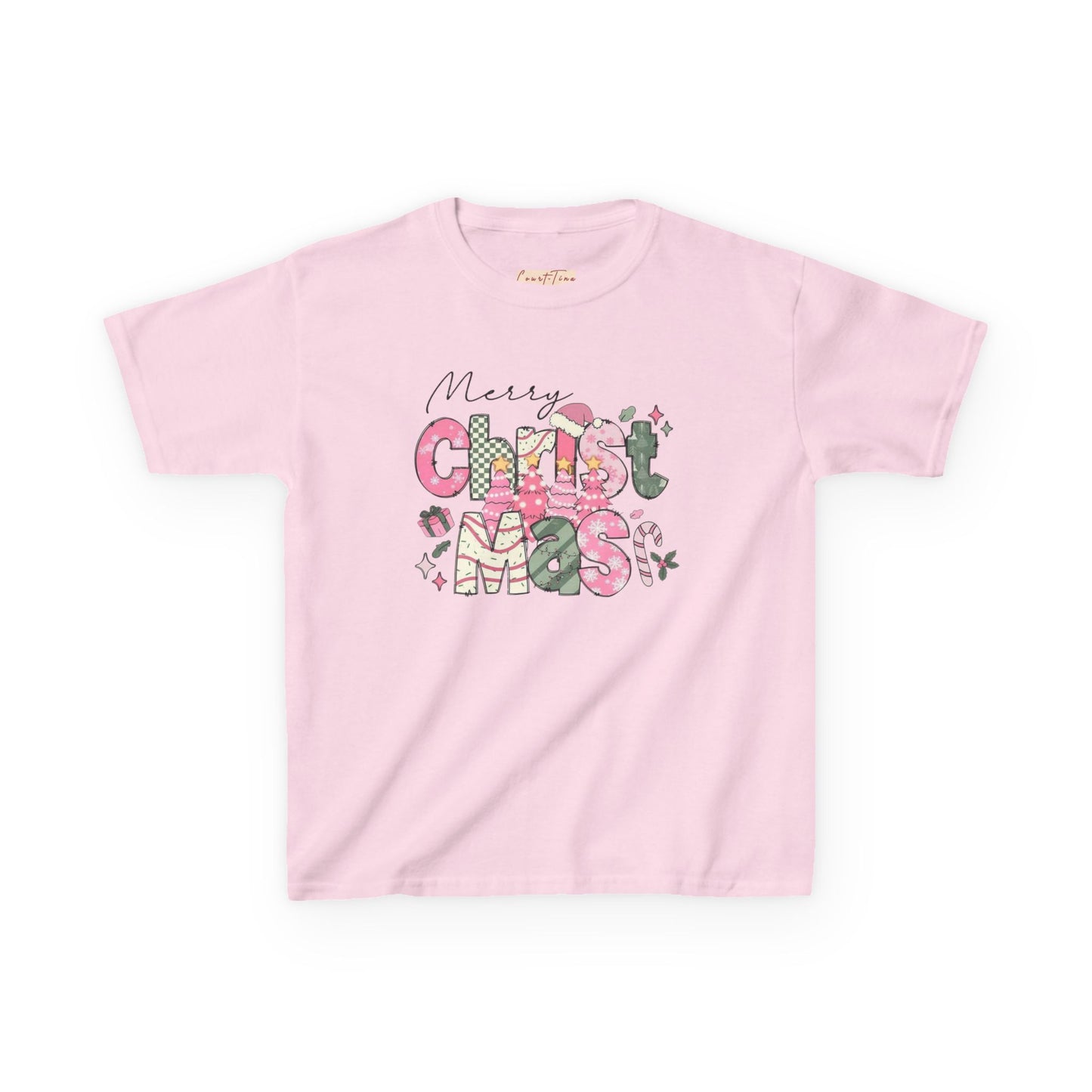 Cute Christmas Tee for Kids, Merry Christmas T-Shirt, Holiday Gift for Children, Xmas Apparel, Festive Kids Shirt
