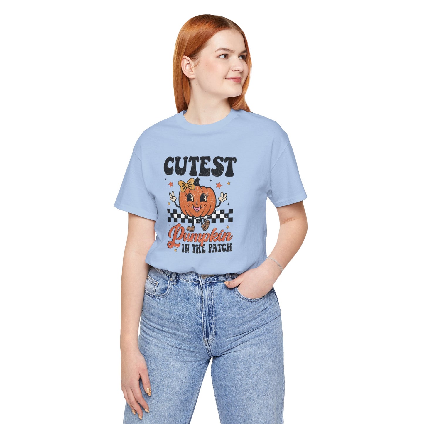 Cute Pumpkin Patch Tee - Fall Fashion, Halloween Shirt, Unisex Pumpkin Tee, Funny Graphic T-Shirt, Holiday Apparel