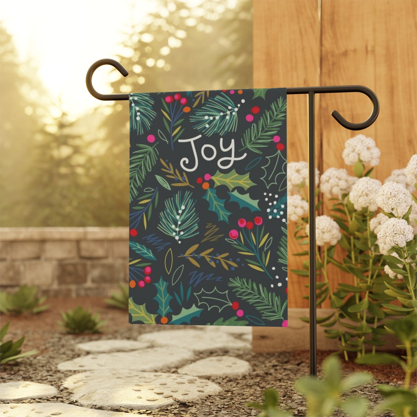 Joy Festive Garden Banner