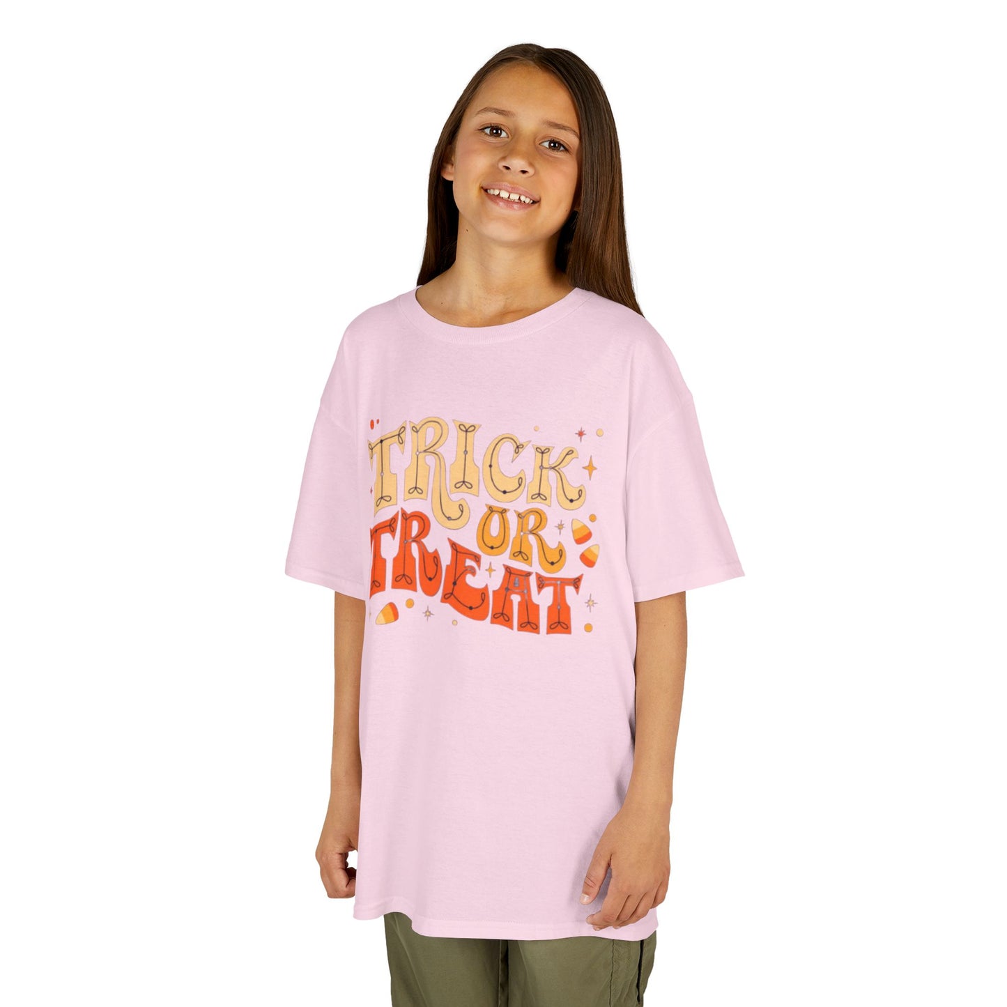 Kids Halloween Tee, Trick or Treat T-Shirt, Halloween Costume Shirt, Spooky Kids Apparel, Fall Festivity Tee