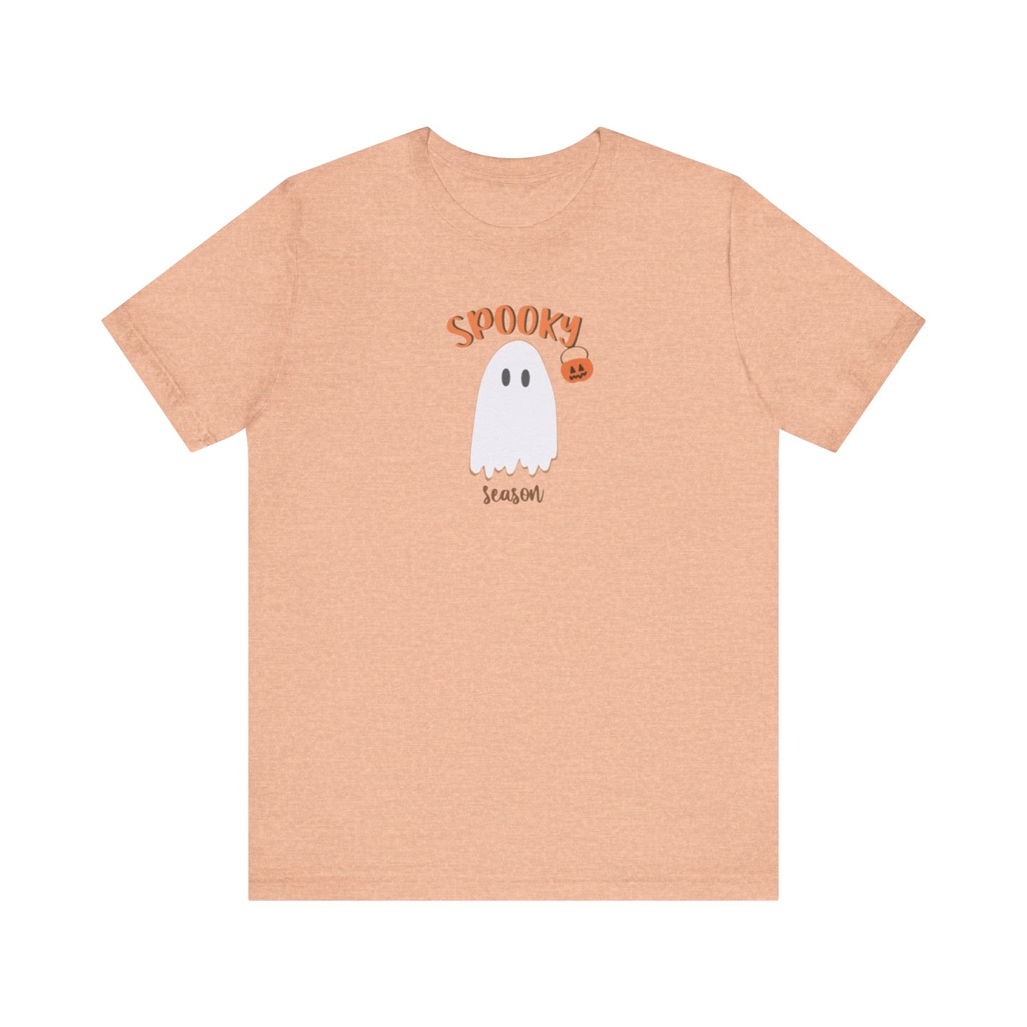Spooky Ghost Unisex Tee, Halloween Shirt, Cute Ghost T-Shirt, Casual Halloween Outfit, Fun Gift for Ghost Lovers
