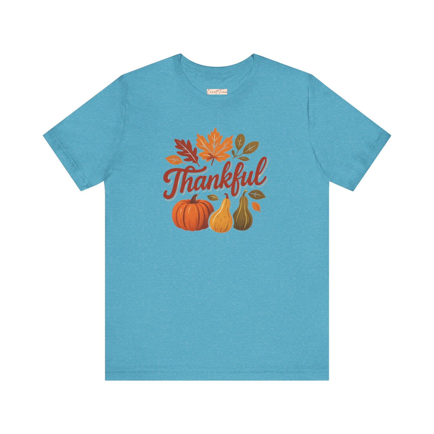 Fall Harvest Thankful Tee, Autumn Shirt, Thanksgiving Gift, Cozy Casual Wear, Unisex Fall Tee, Seasonal Apparel