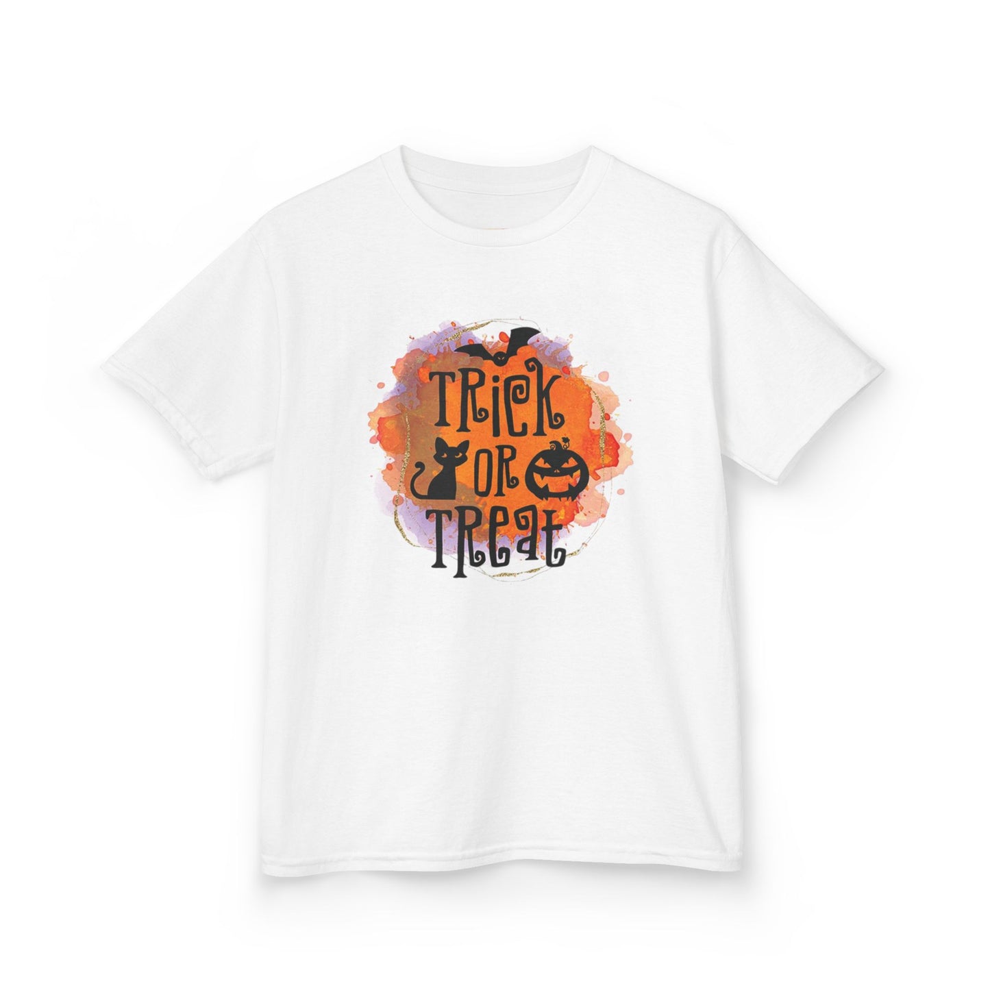 Halloween Kids Tee, Trick or Treat Shirt, Fun Halloween Apparel, Kids Costume Tee, Spooky Season Shirt