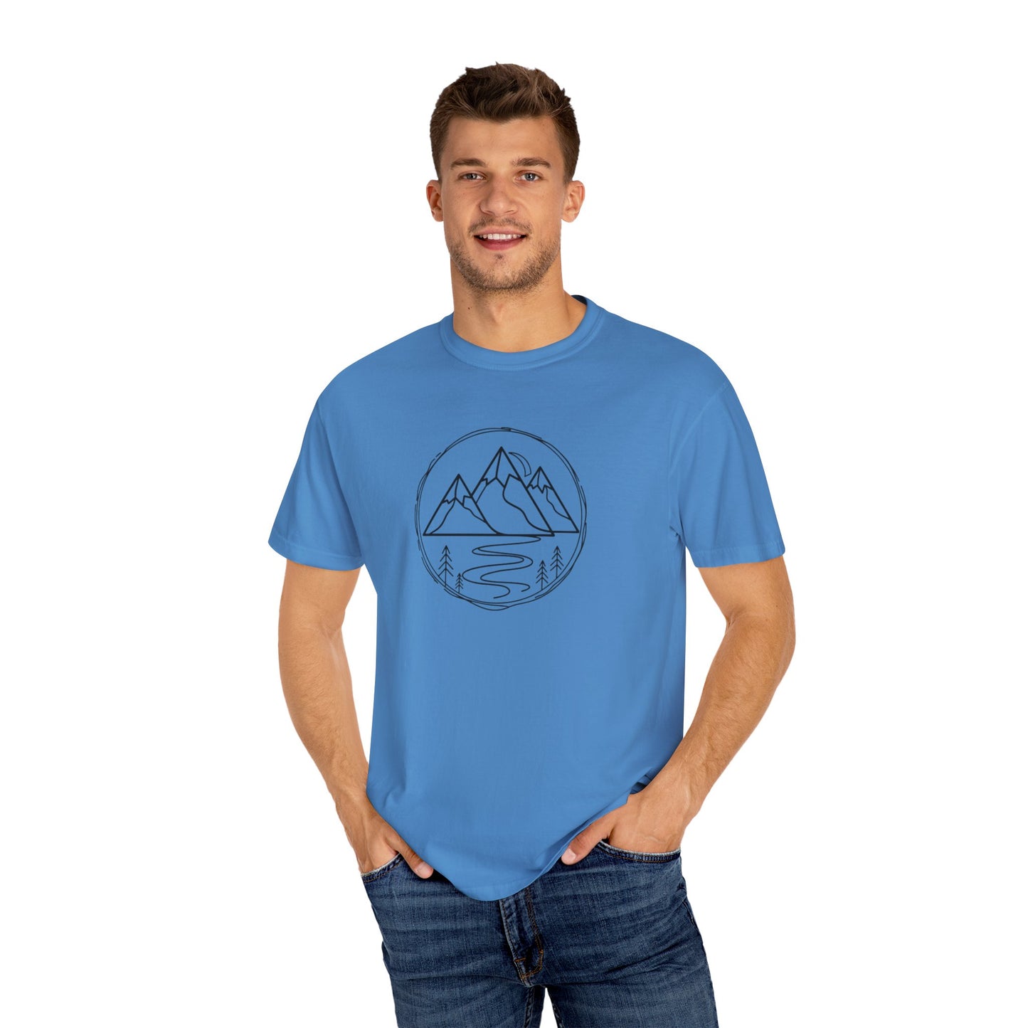 Mountain Landscape Unisex T-Shirt | Adventure Lover's Tee | Nature Gift | Casual Wear | Outdoor Enthusiast | Vacation Style | [...]