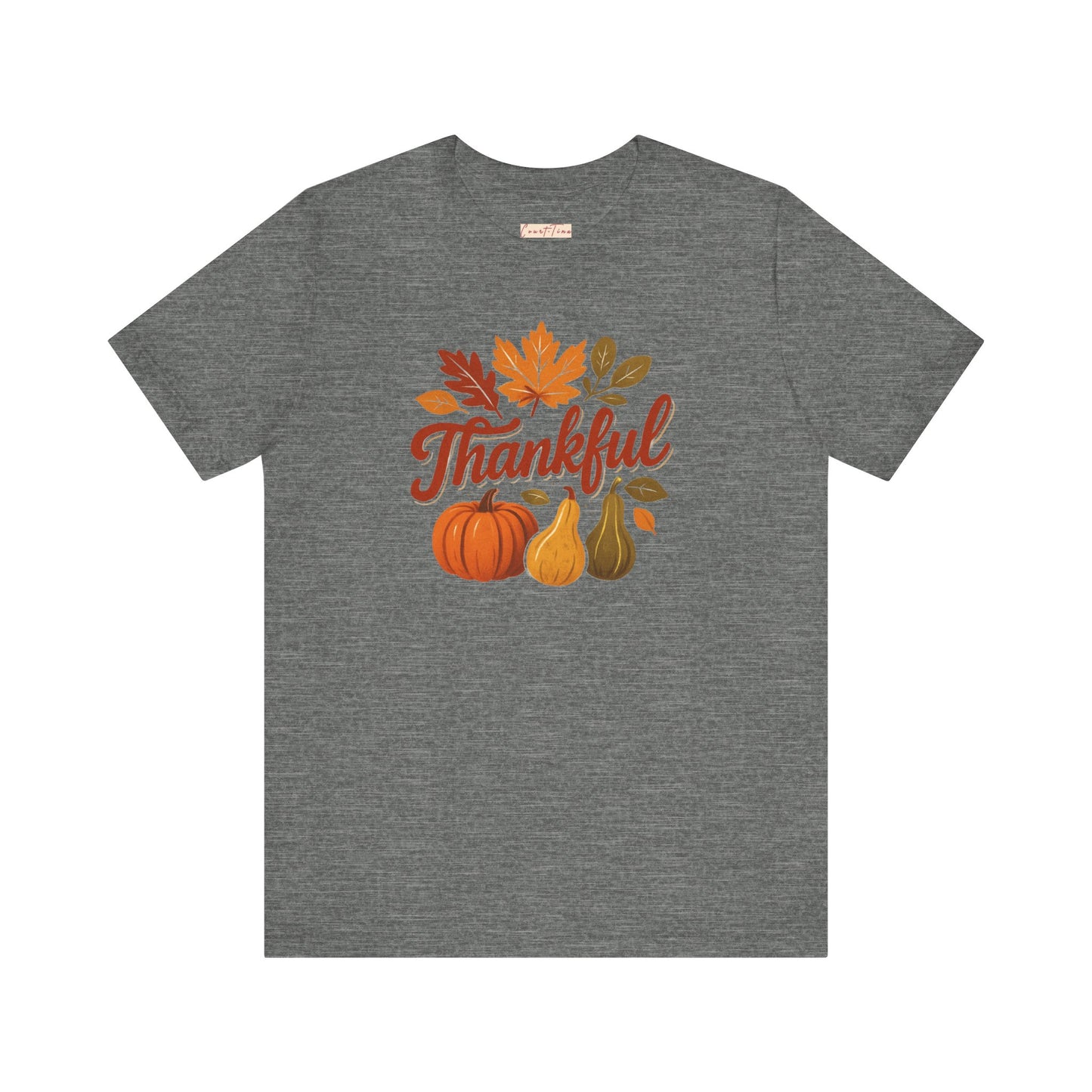 Fall Harvest Thankful Tee, Autumn Shirt, Thanksgiving Gift, Cozy Casual Wear, Unisex Fall Tee, Seasonal Apparel