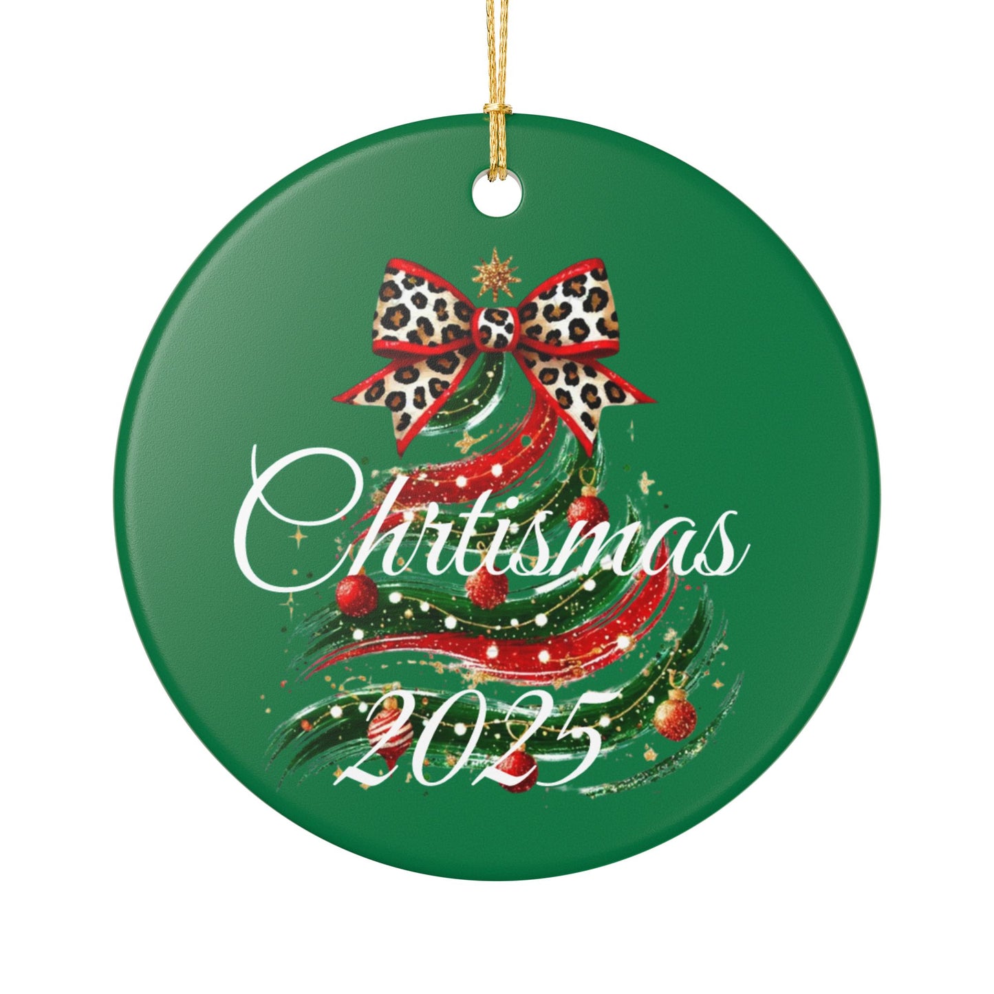 Christmas 2025 Ceramic Ornament