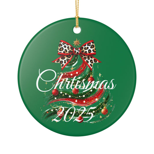 Christmas 2025 Ceramic Ornament