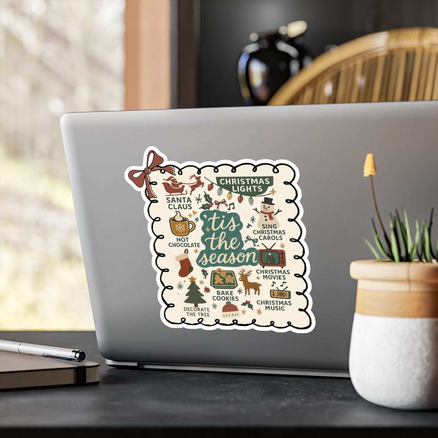 All Things Christmas Vinyl Decal