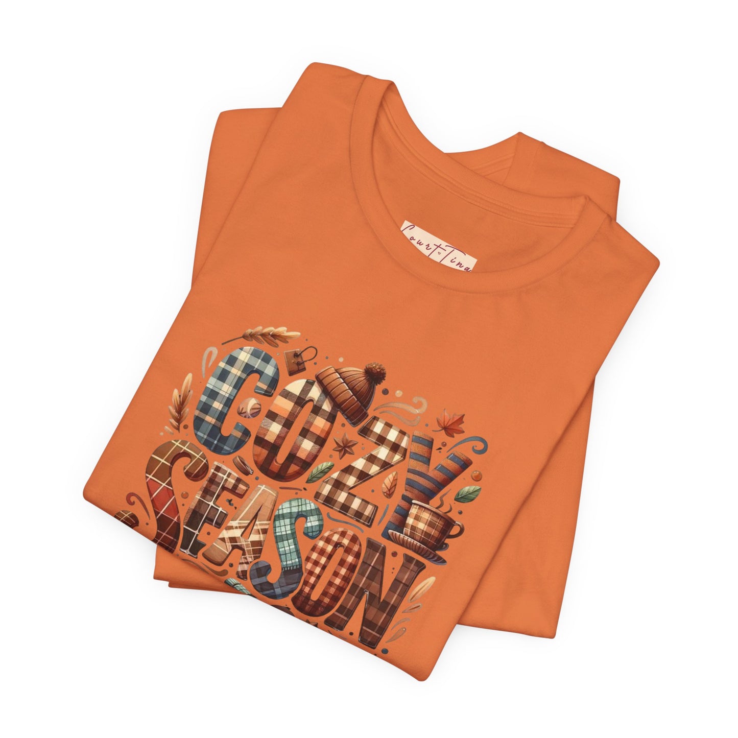 Cozy Season Tee, Comfortable Unisex Shirt for Fall, Autumn Outfit, Gift for Thanksgiving, Casual Wear, Seasonal T-Shirt