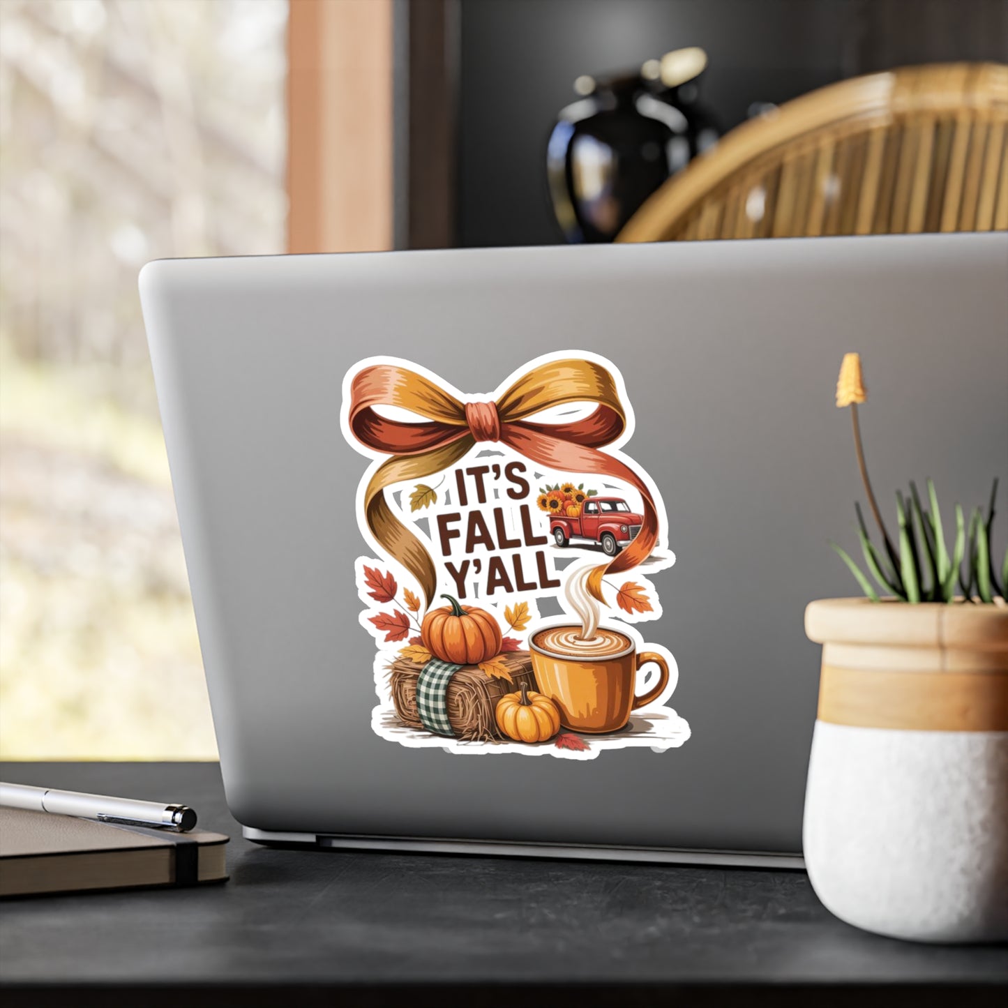 Fall-Themed Vinyl Decals for Home Decor