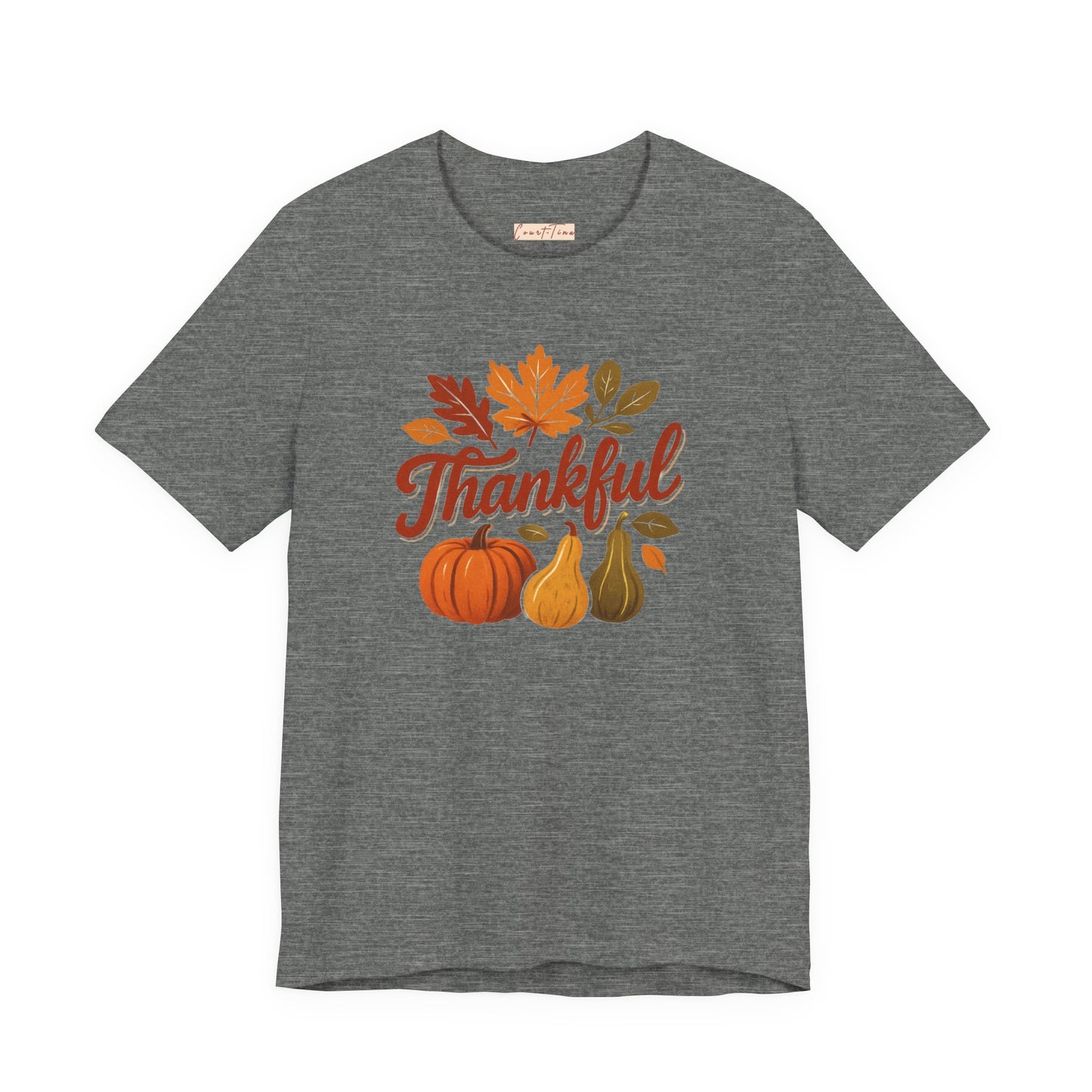 Fall Harvest Thankful Tee, Autumn Shirt, Thanksgiving Gift, Cozy Casual Wear, Unisex Fall Tee, Seasonal Apparel