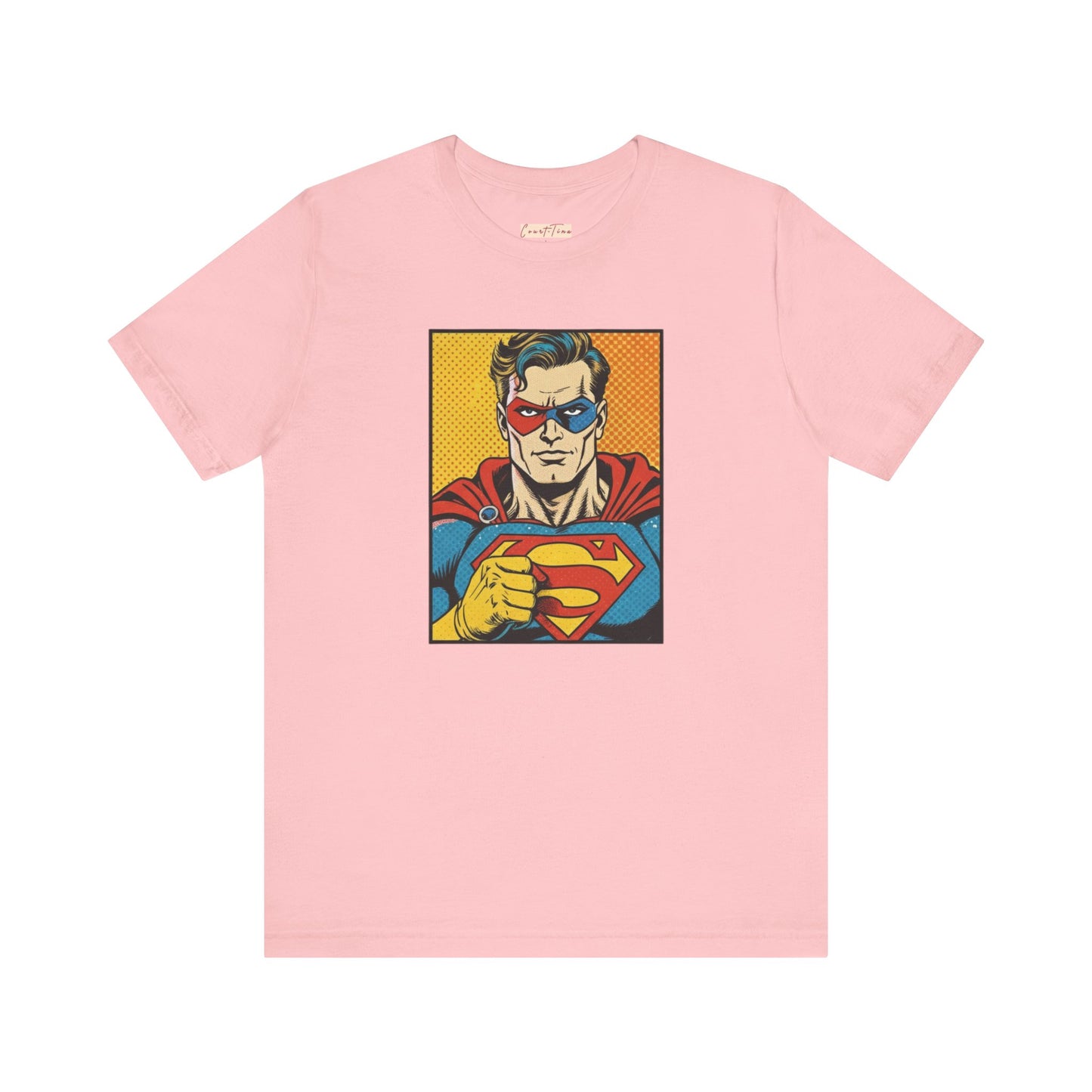 Retro Superhero Graphic Tee, Unisex T-Shirt, Fun Casual Wear, Comic Book Lover Gift, Birthday, Gift for Him/Her