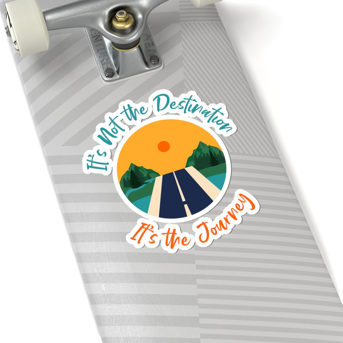 Kiss-Cut Stickers | Road Trip Adventure Stickers, Travel Decals, Laptop Stickers, Journey Vibes, Car Decor, Gift for Travelers