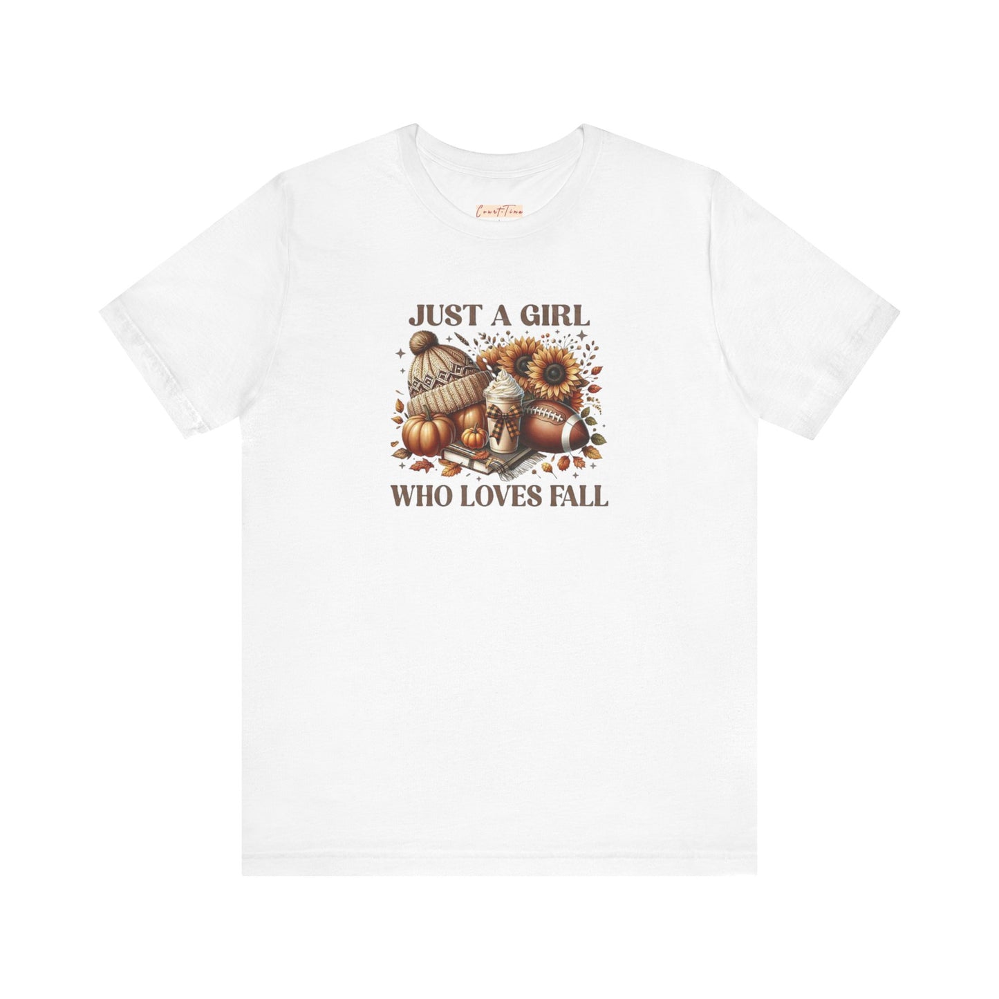 Fall Lover Tee, Just a Girl Who Loves Fall Shirt, Autumn Graphic Tee, Seasonal Sweatshirt, Cozy Fall Apparel, Thanksgiving Gift
