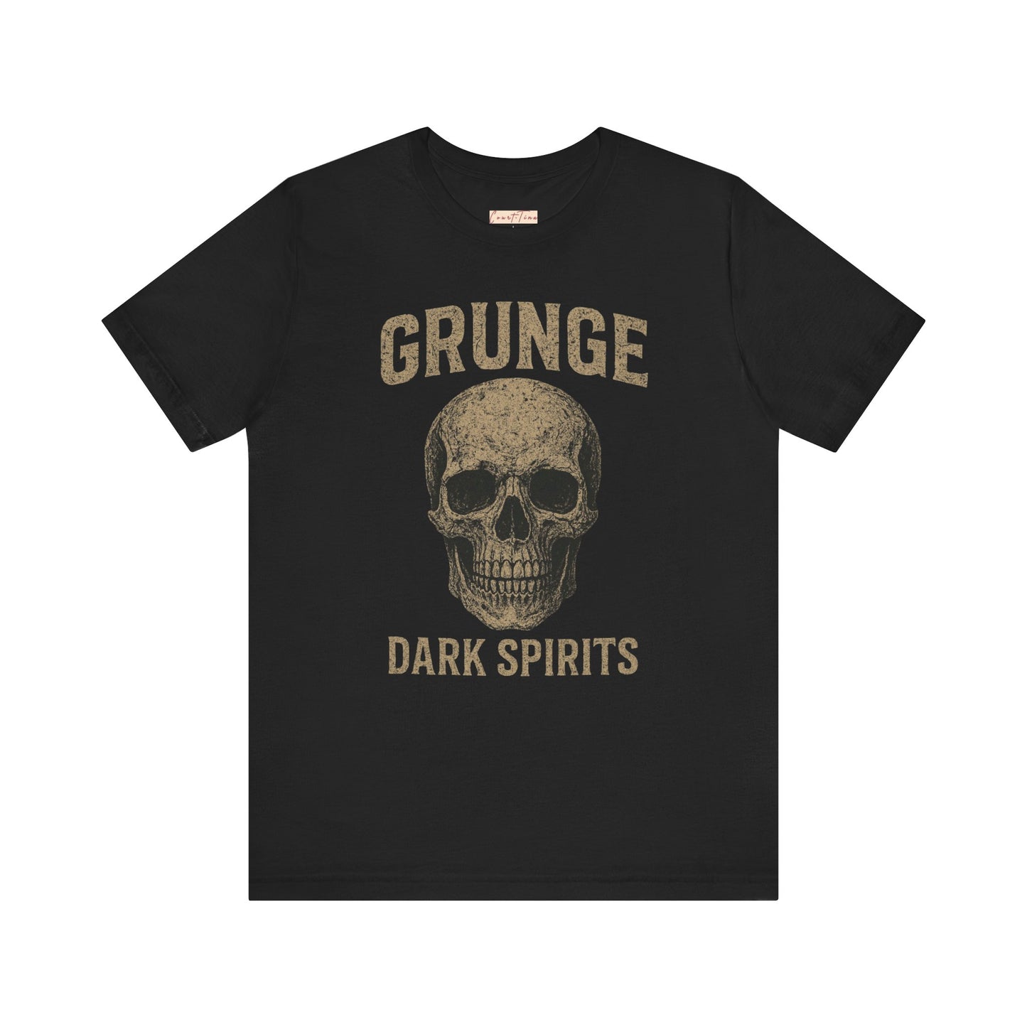 Grunge Skull Graphic Tee, Unisex T-Shirt for Music Lovers, Alternative Fashion, Casual Wear, Halloween Party, Vintage Style