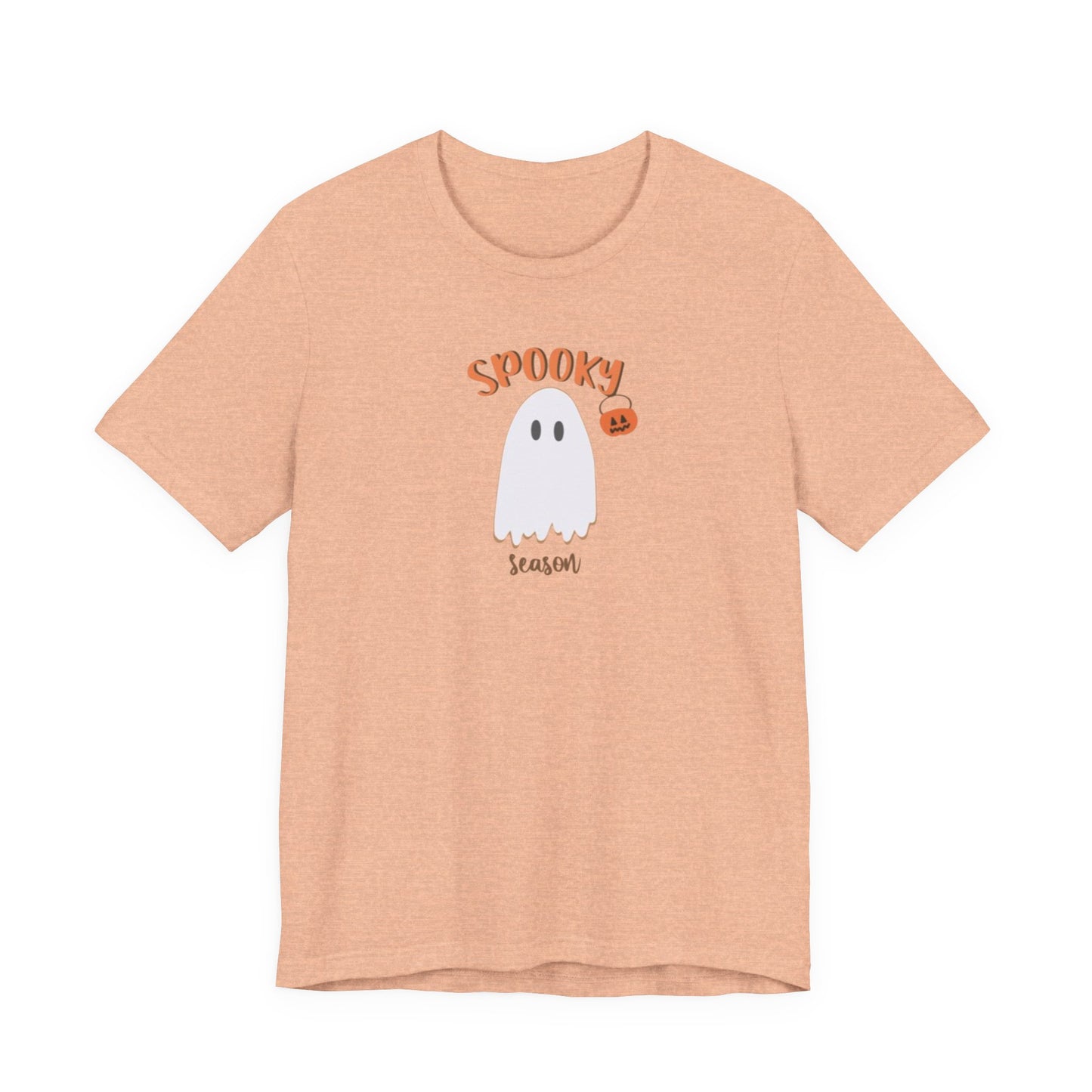 Spooky Ghost Unisex Tee, Halloween Shirt, Cute Ghost T-Shirt, Casual Halloween Outfit, Fun Gift for Ghost Lovers