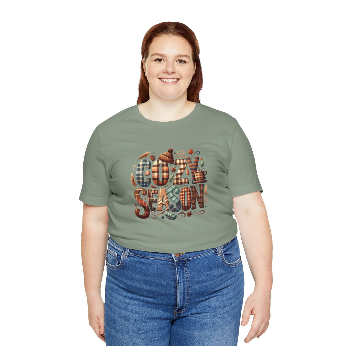 Cozy Season Tee, Comfortable Unisex Shirt for Fall, Autumn Outfit, Gift for Thanksgiving, Casual Wear, Seasonal T-Shirt