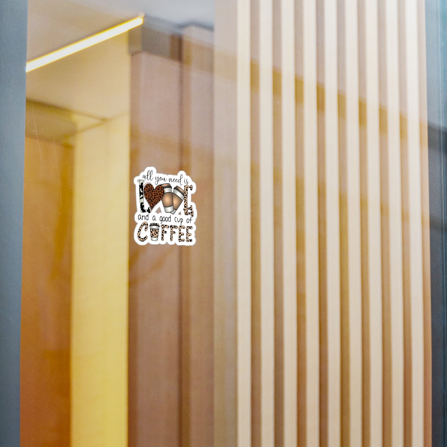 Coffee Lover's Kiss-Cut Vinyl Decals