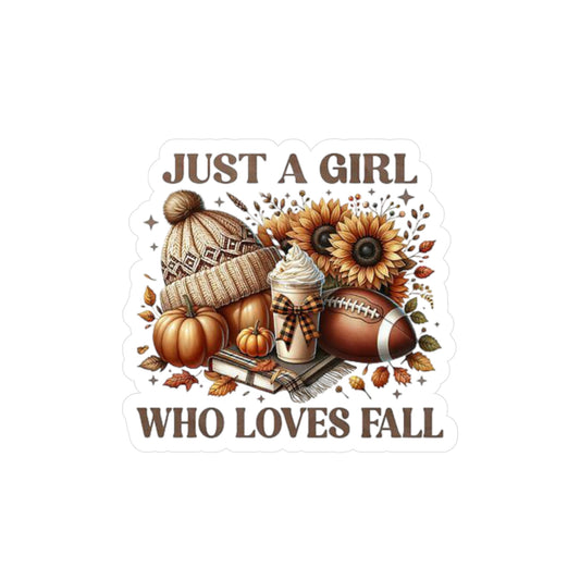 Fall-Themed Kiss-Cut Vinyl Decals - Autumn Decor, Seasonal Stickers, Fall Lover Gifts, Pumpkin Decor, Cozy Home Vibes