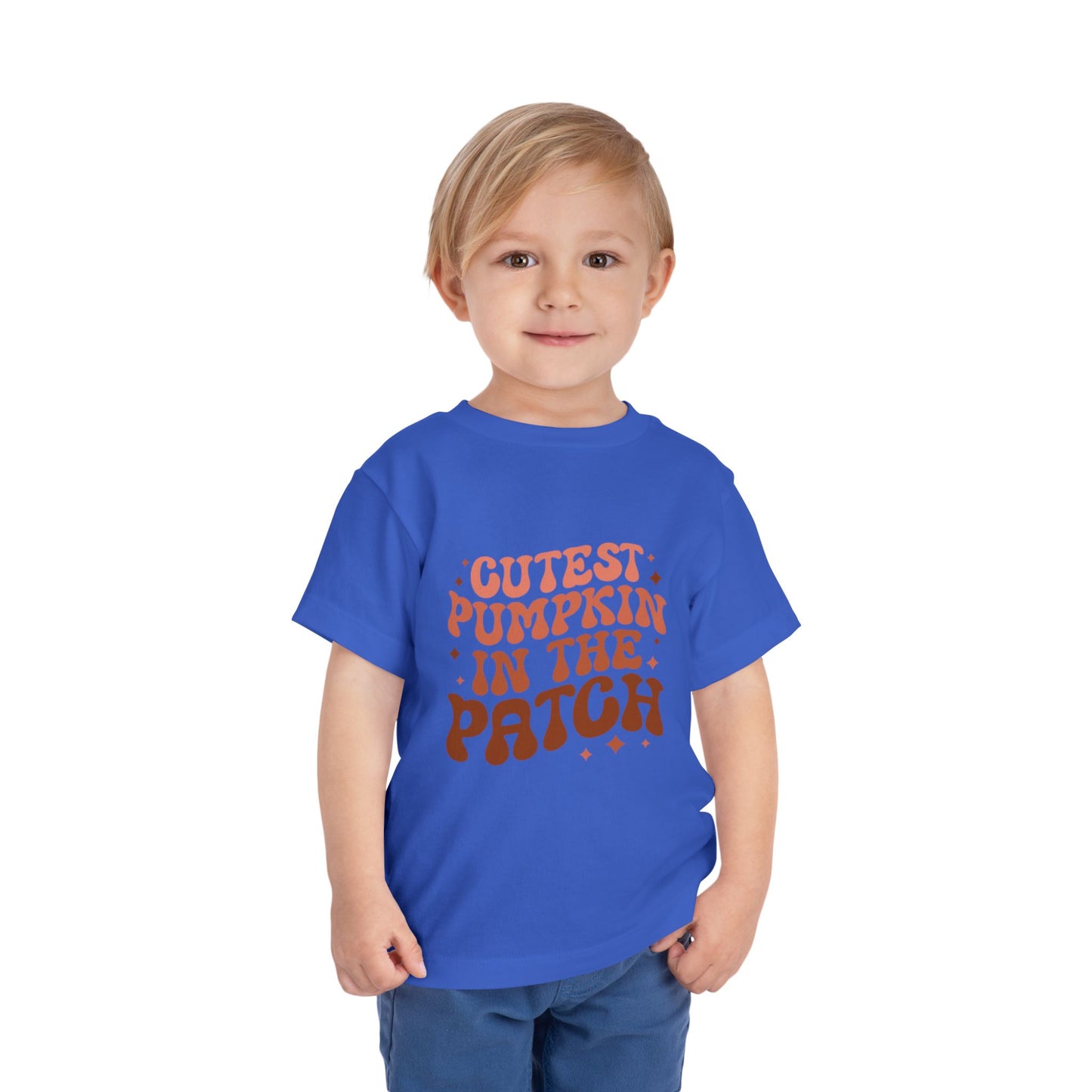 Toddler Short Sleeve Tee - Cutest Pumpkin in the Patch Halloween Top, Fall Apparel, Kids' T-Shirt, Pumpkin Patch Shirt, Toddler [...]