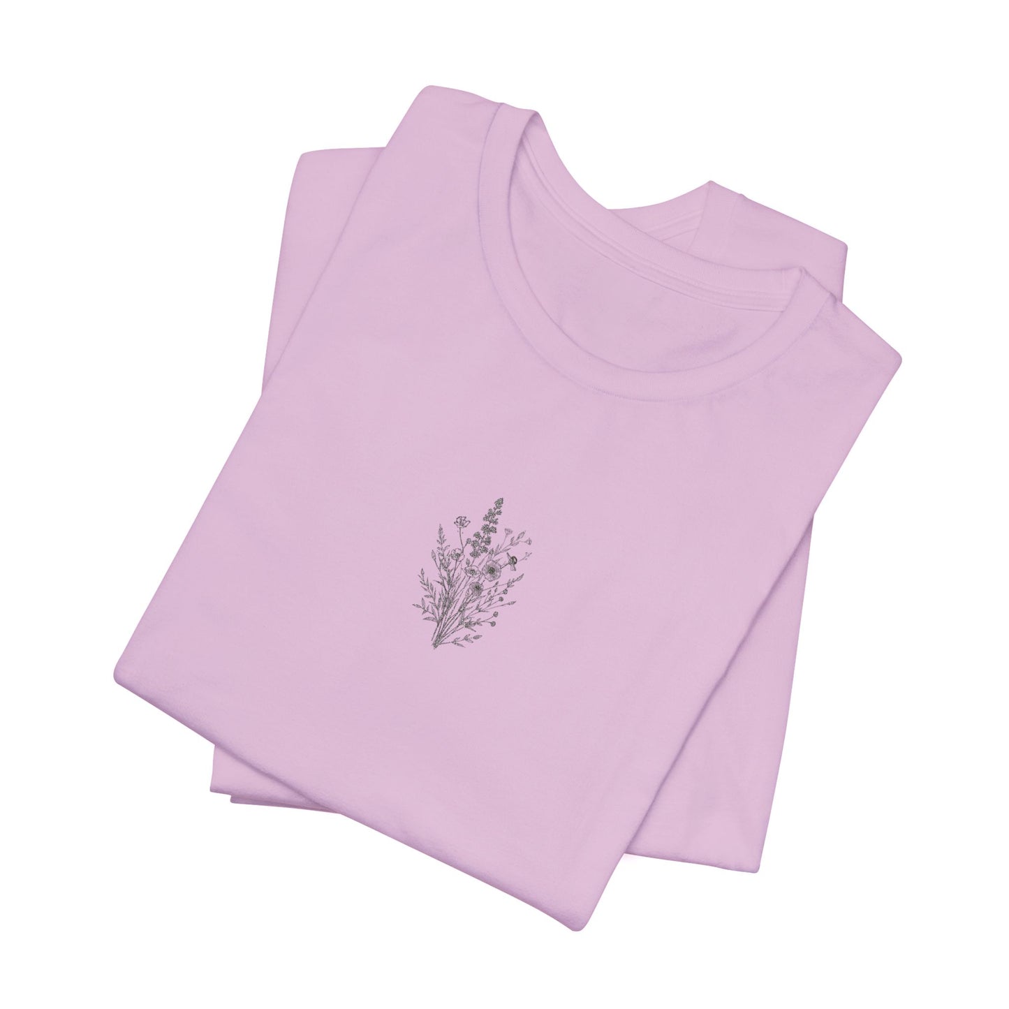 Floral Short Sleeve Tee, Unisex Casual T-Shirt, Perfect Gift for Plant Lovers, Summer Wardrobe Essential, Nature-Inspired Clothing, [...]