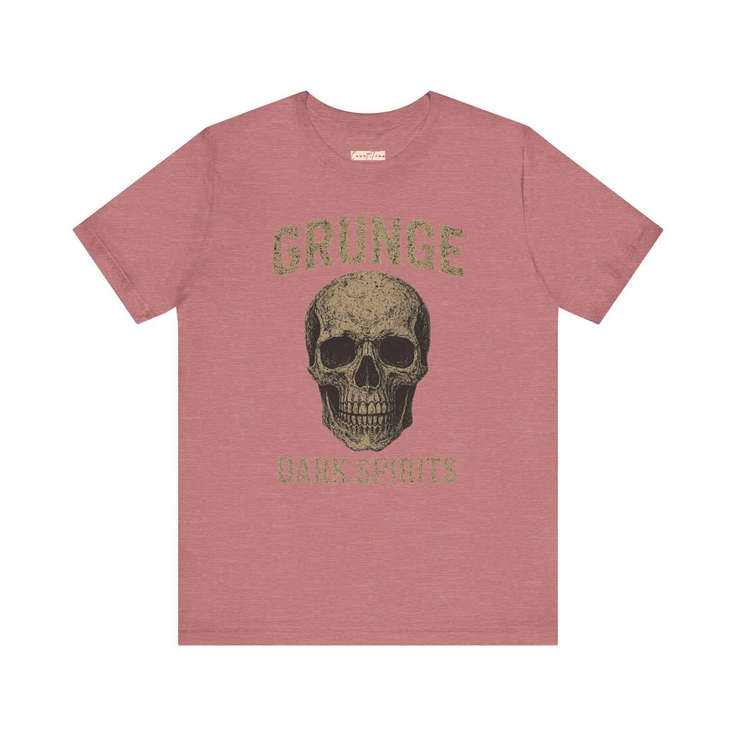 Grunge Skull Graphic Tee, Unisex T-Shirt for Music Lovers, Alternative Fashion, Casual Wear, Halloween Party, Vintage Style