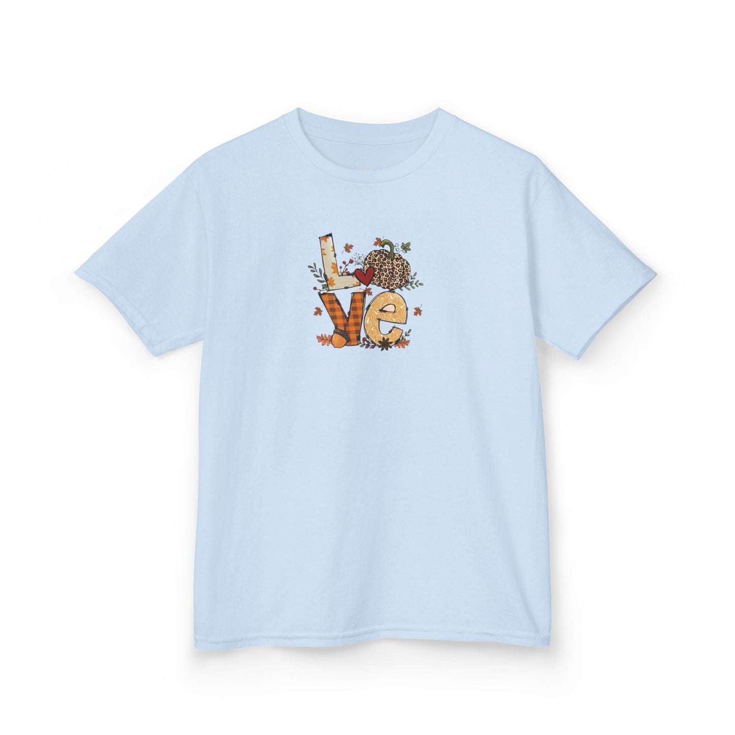 Kids Love Autumn Tee, Cute Kids T-Shirt, Animal Lovers Gift, Eco-Friendly Kids Shirt, Fun Kids Gift, Nature-Themed Apparel