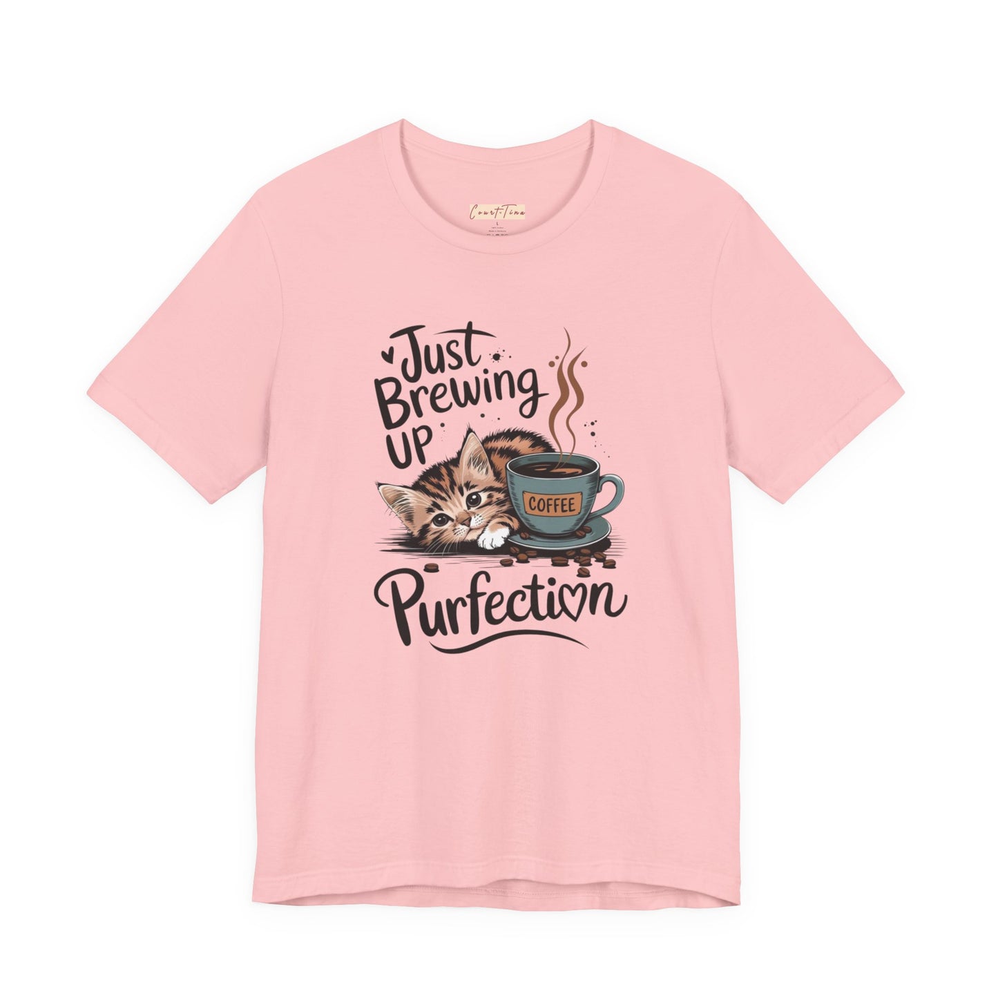Cute Cat Coffee Tee