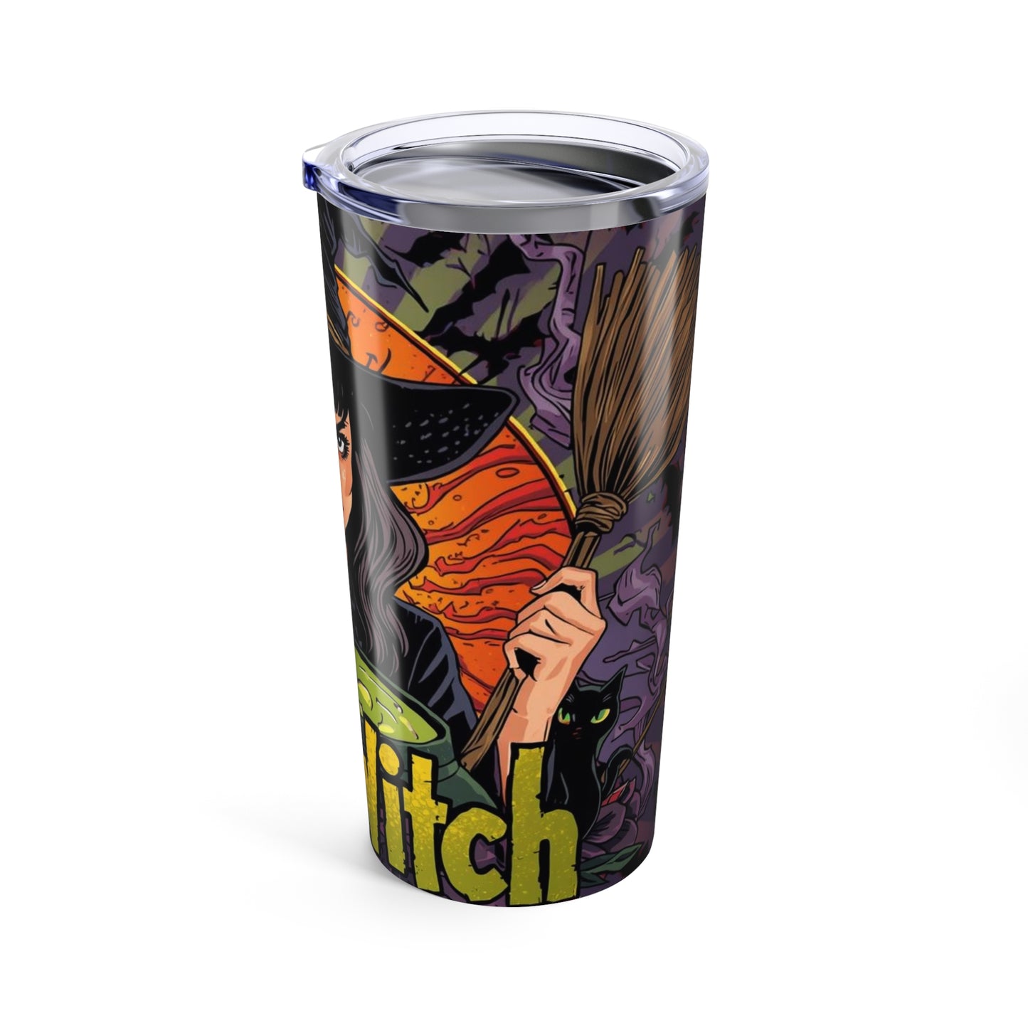 Spooky Witch Tumbler 20oz | Halloween Mug, Witch Gifts, Autumn Decor, Witchy Drinkware, Fall Beverage Tumbler