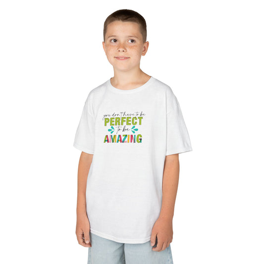 You're Amazing Motivational Kids Shirt, Perfect Gift for Birthdays, Encouragement Wear, Kids Clothing, Cute Graphic Tee