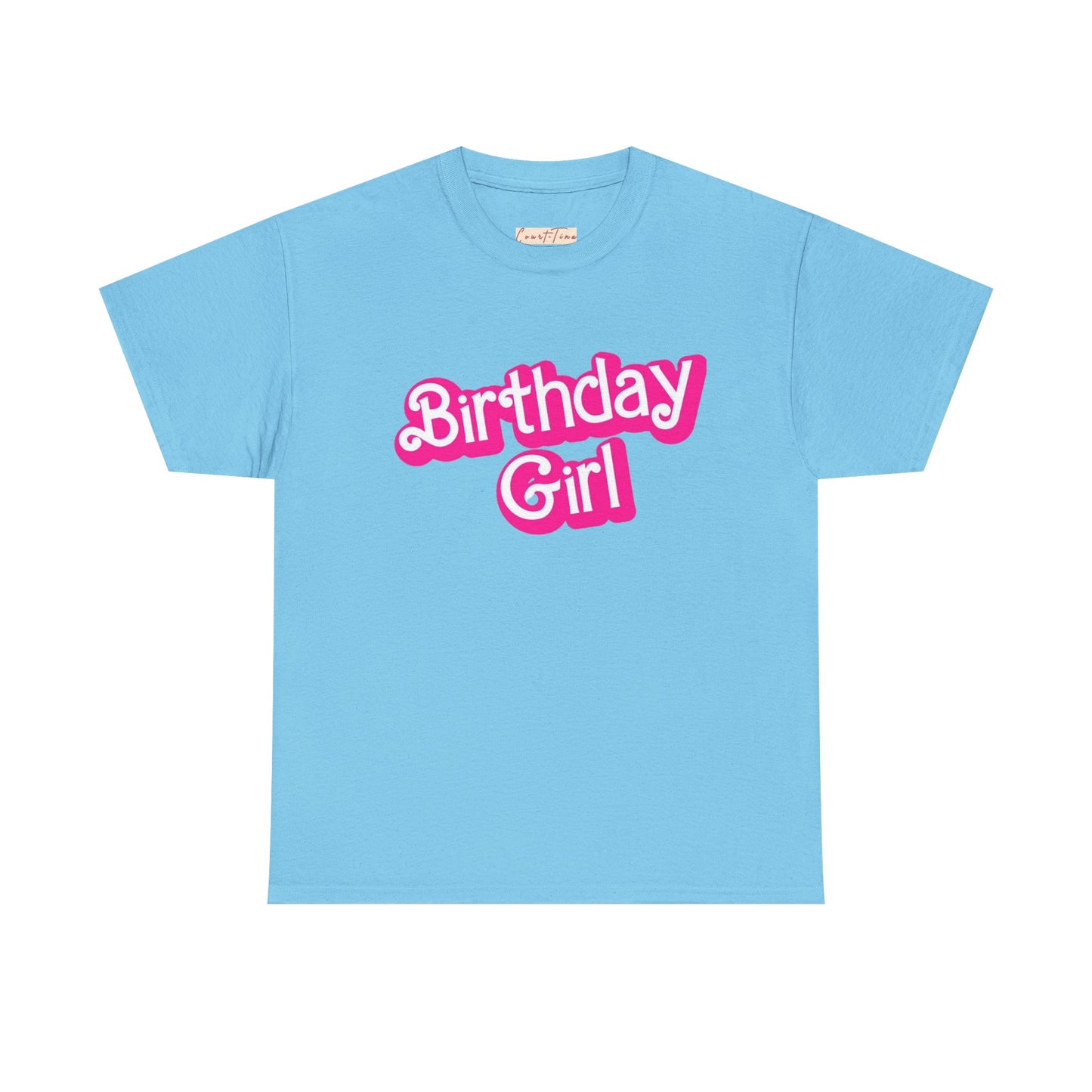 Birthday Girl Unisex Heavy Cotton Tee, Fun Party Tee, Birthday Celebration Shirt, Gift for Birthday Girl, Lounge Wear, Trendy Casual Top