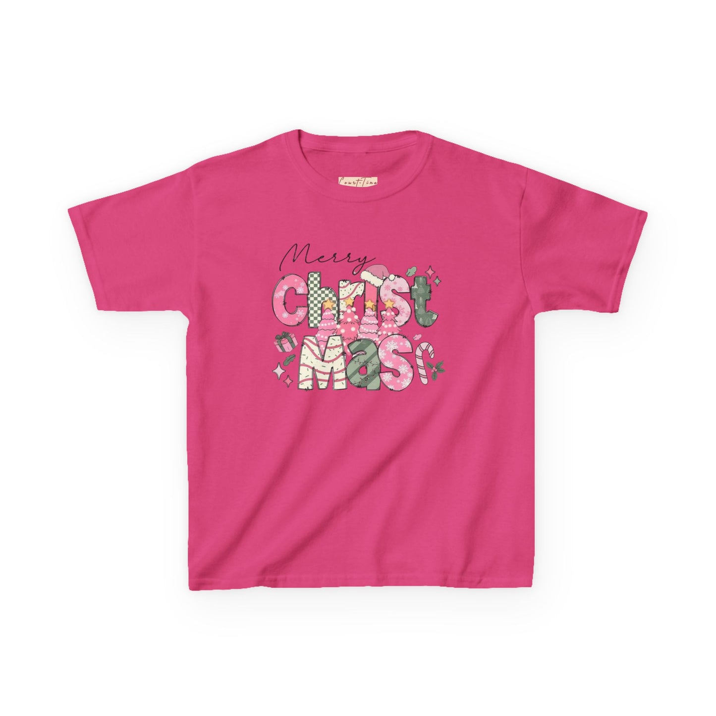 Cute Christmas Tee for Kids, Merry Christmas T-Shirt, Holiday Gift for Children, Xmas Apparel, Festive Kids Shirt