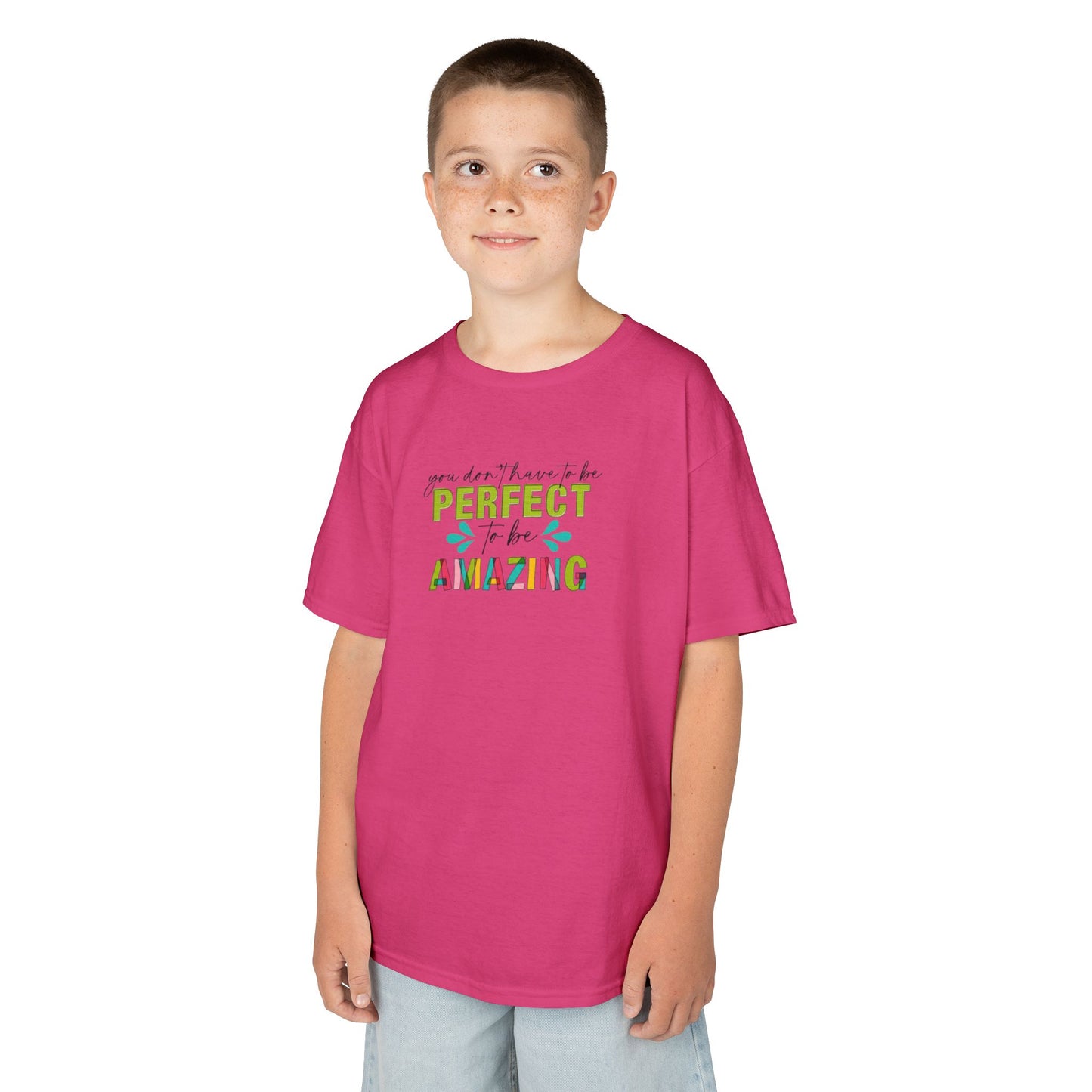 You're Amazing Motivational Kids Shirt, Perfect Gift for Birthdays, Encouragement Wear, Kids Clothing, Cute Graphic Tee