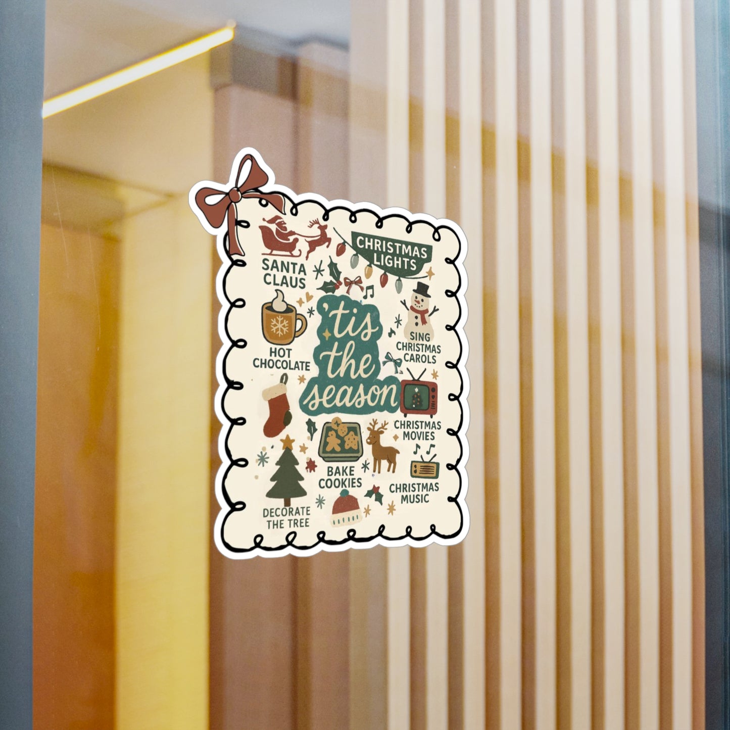 All Things Christmas Vinyl Decal