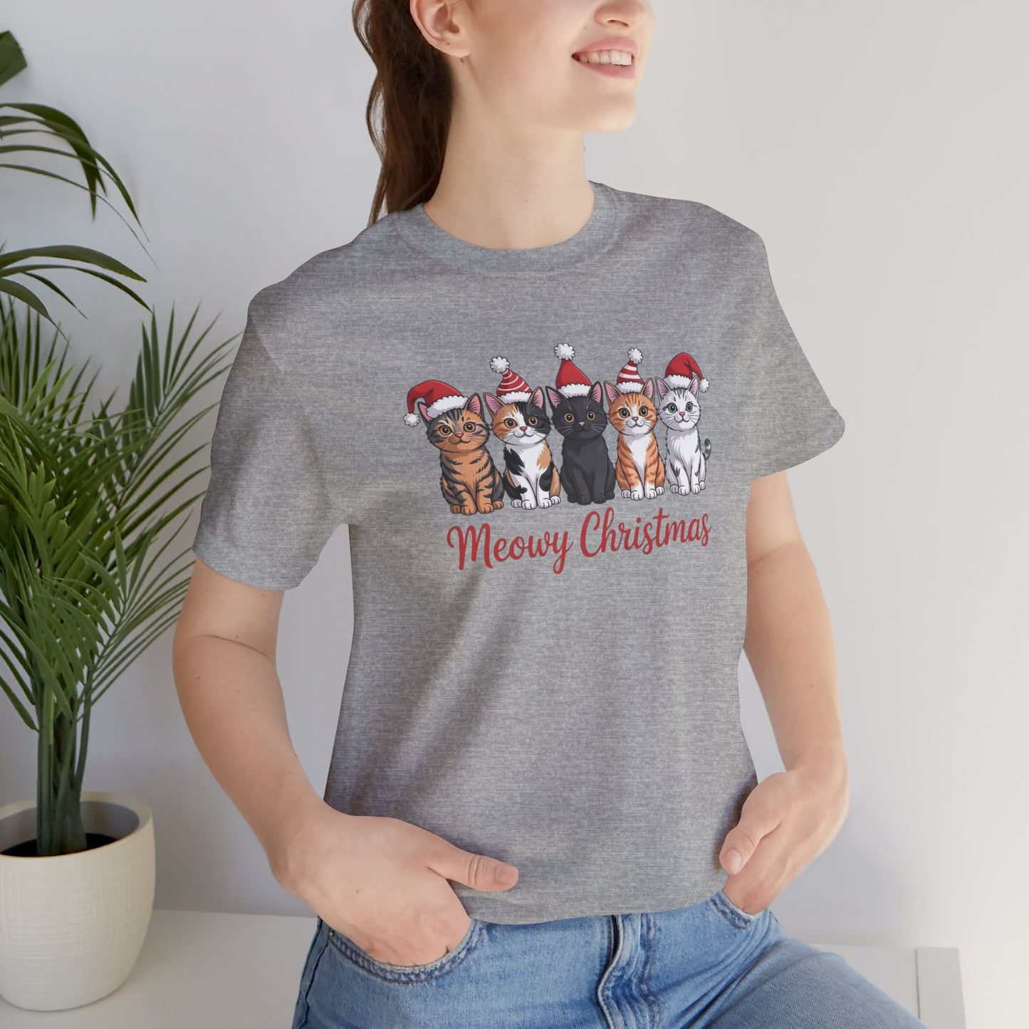Meowy Christmas Cat T-Shirt