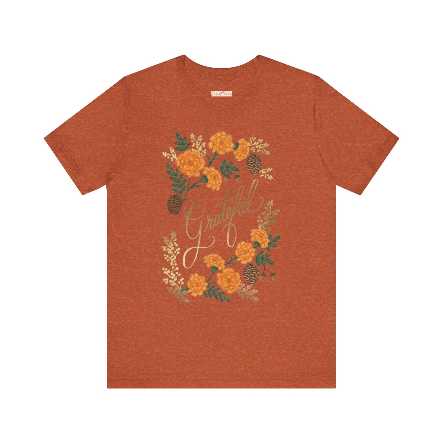Grateful Floral Short Sleeve Tee