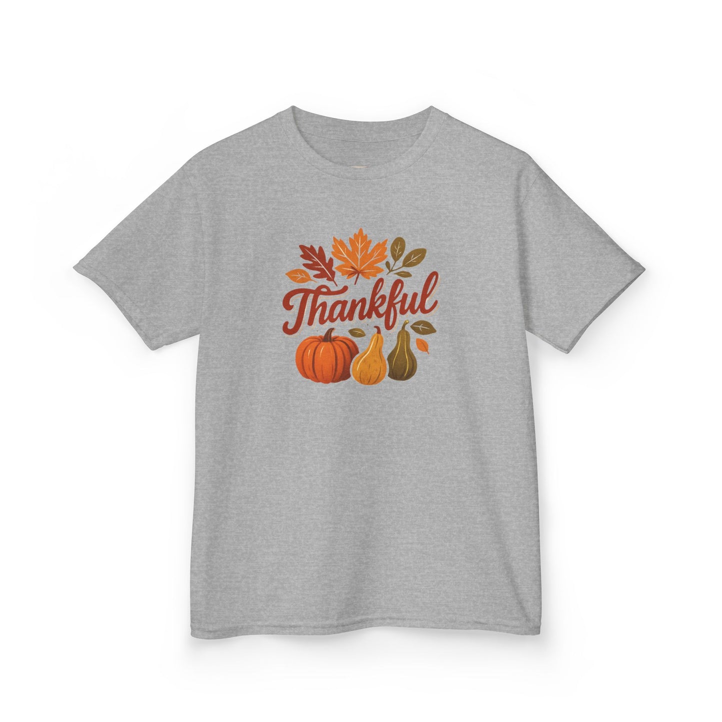 Thankful Kids Tee for Fall Celebrations, Autumn T-Shirt, Thanksgiving Apparel, Seasonal Kidswear, Family Gatherings Clothing