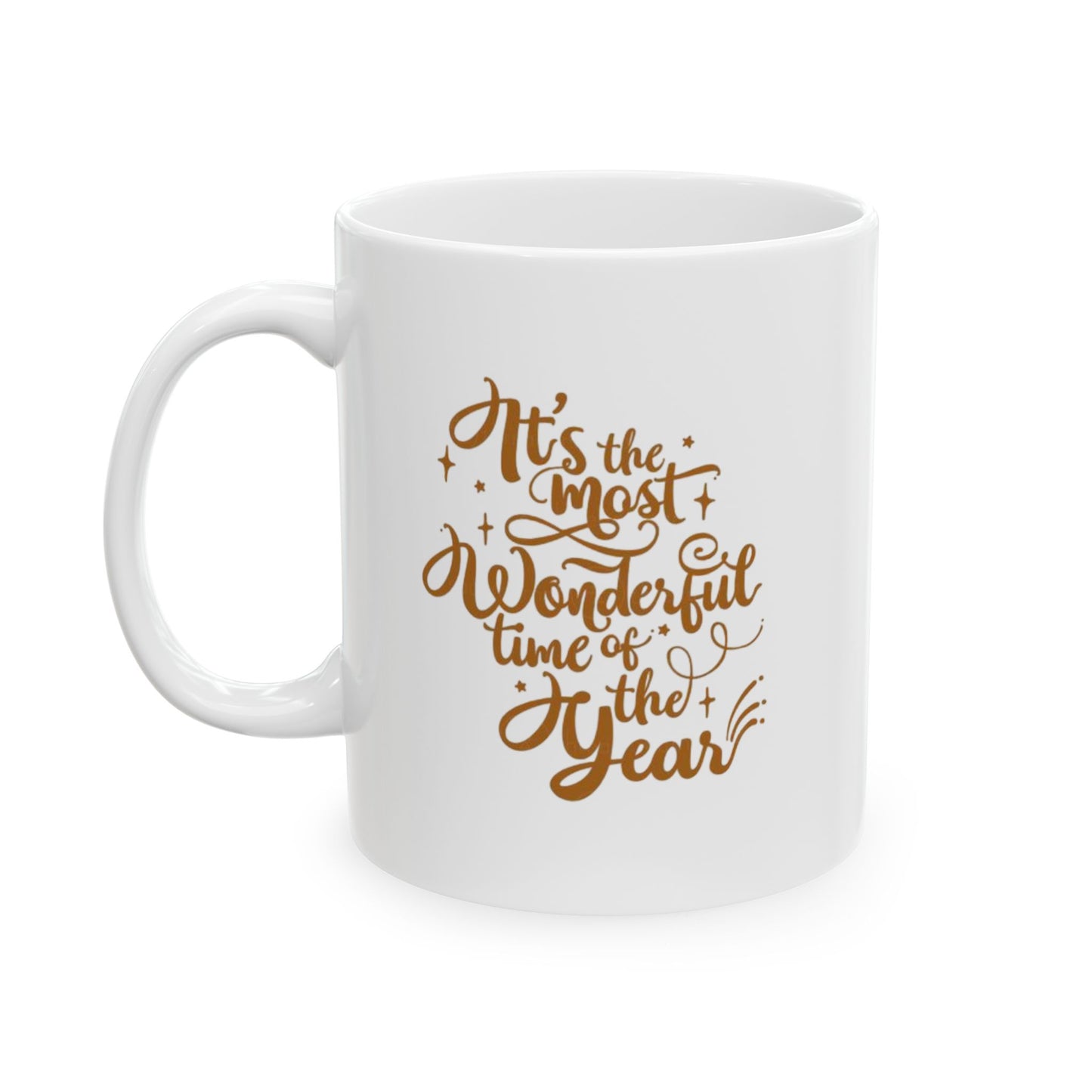 Elegant Holiday Ceramic Mug, Beautiful Quotes Coffee Cup, Gift for Friends, Home Decor, Birthday Present, Motivational Mug