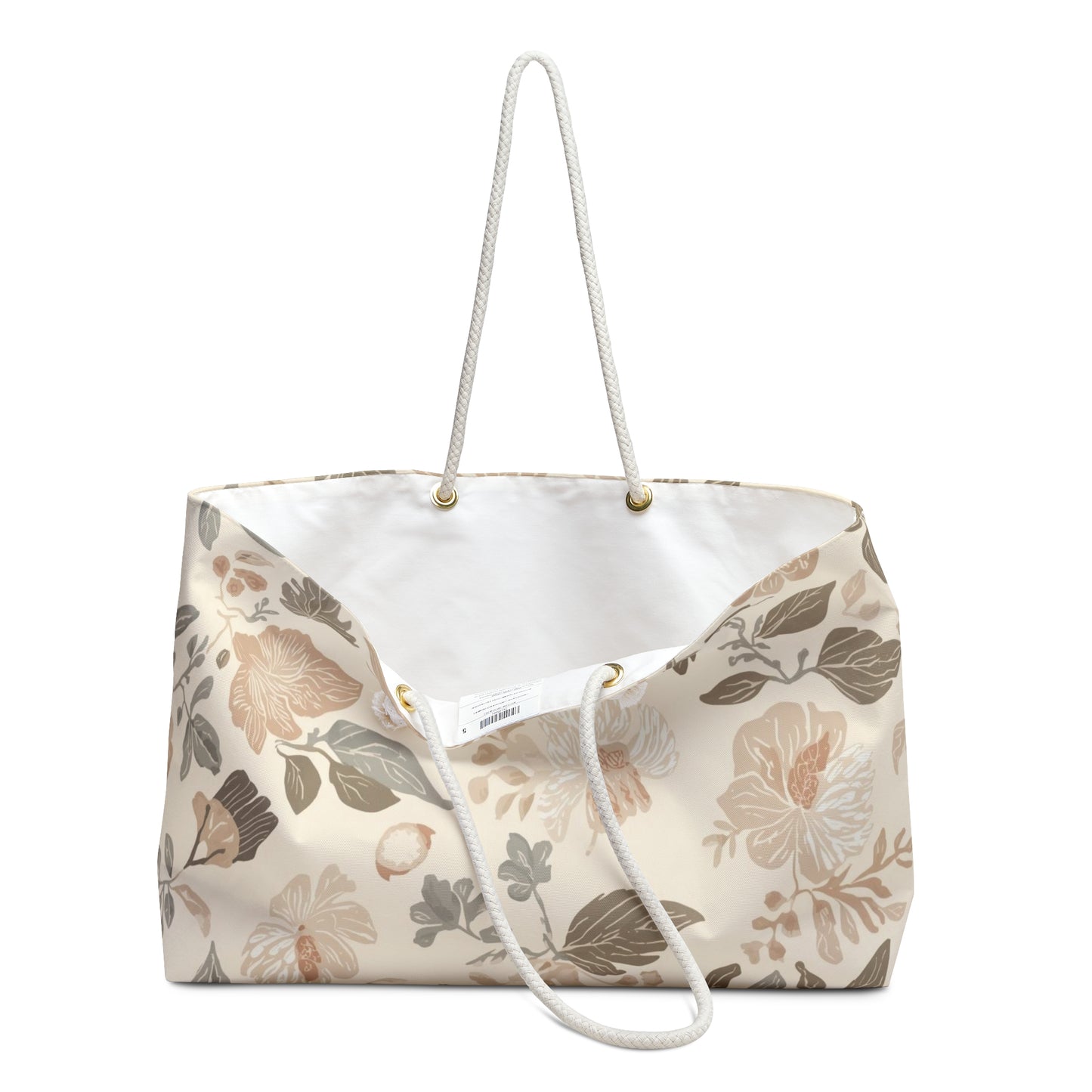 Floral Weekender Bag - Stylish Travel Tote, Perfect for Getaways, Beach Days, and Shopping; Ideal Gift for Her