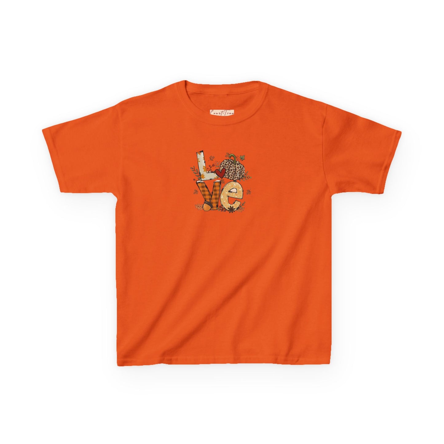 Kids Love Autumn Tee, Cute Kids T-Shirt, Animal Lovers Gift, Eco-Friendly Kids Shirt, Fun Kids Gift, Nature-Themed Apparel