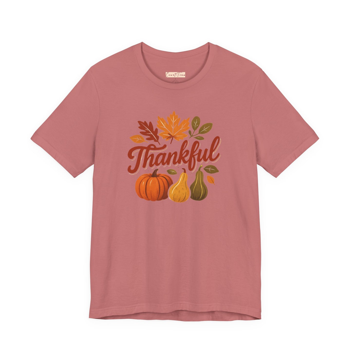 Fall Harvest Thankful Tee, Autumn Shirt, Thanksgiving Gift, Cozy Casual Wear, Unisex Fall Tee, Seasonal Apparel
