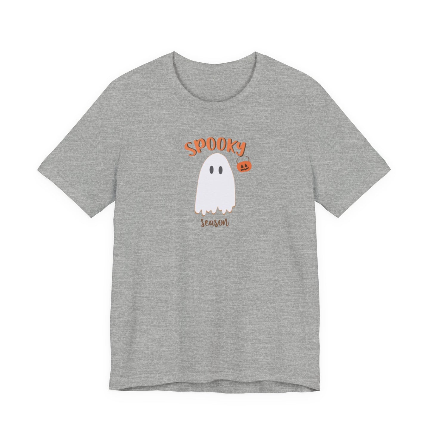 Spooky Ghost Unisex Tee, Halloween Shirt, Cute Ghost T-Shirt, Casual Halloween Outfit, Fun Gift for Ghost Lovers