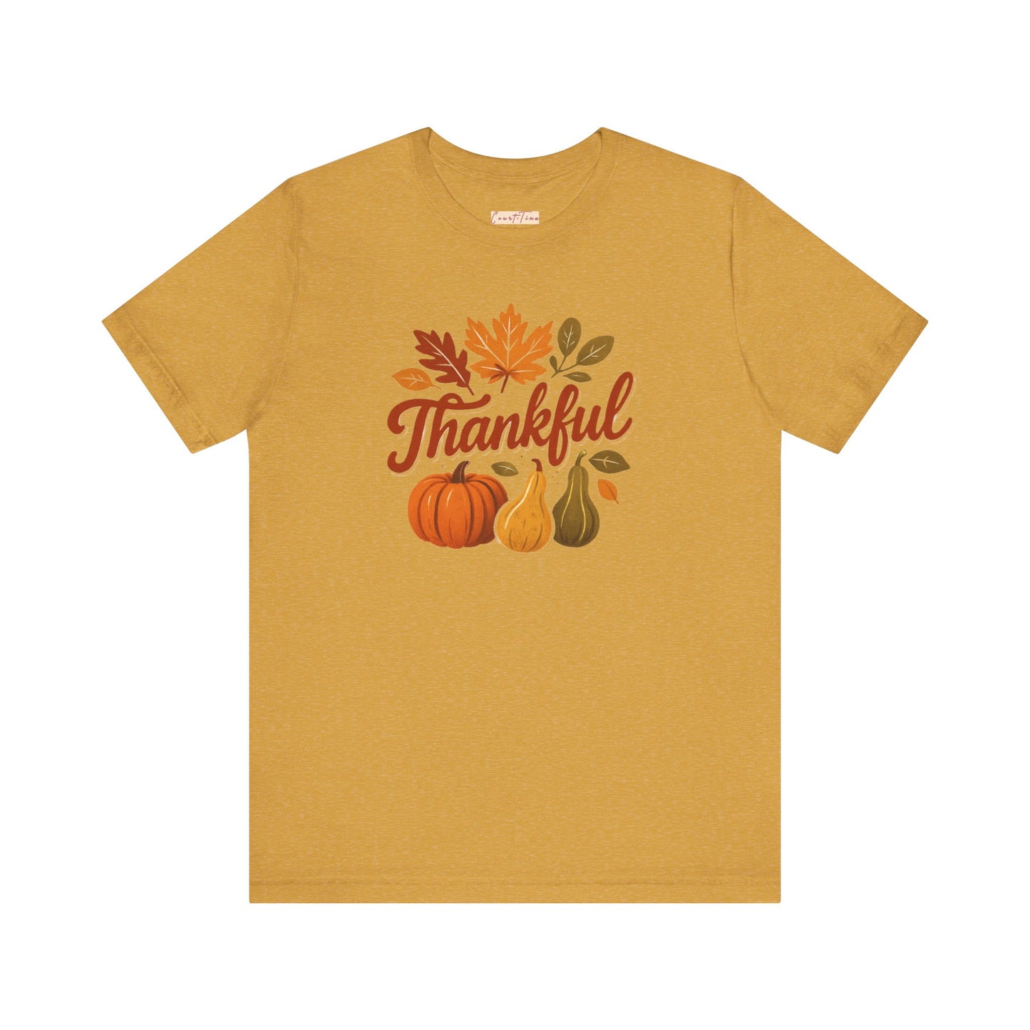 Fall Harvest Thankful Tee, Autumn Shirt, Thanksgiving Gift, Cozy Casual Wear, Unisex Fall Tee, Seasonal Apparel