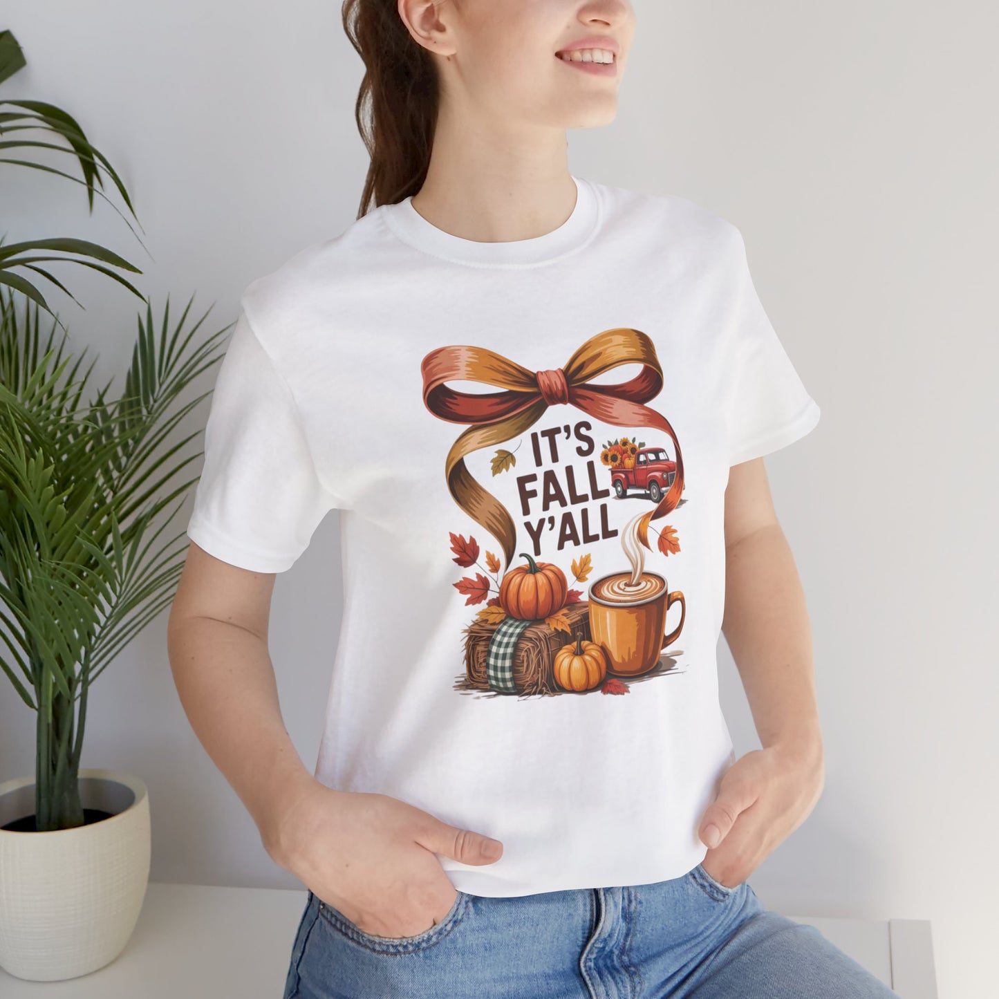 Its Fall Yall Ribbon Tee