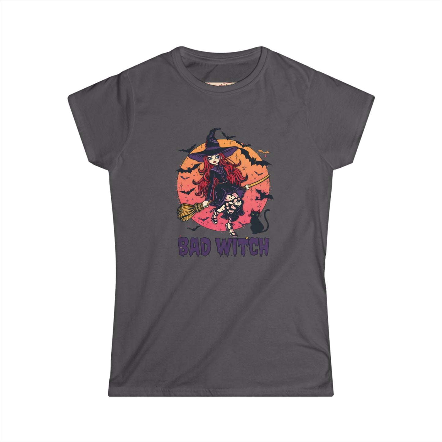 Women's Tee - Bad Witch Halloween Tee, Spooky Season Shirt, Witchy Gift for Witches, Fall Fashion
